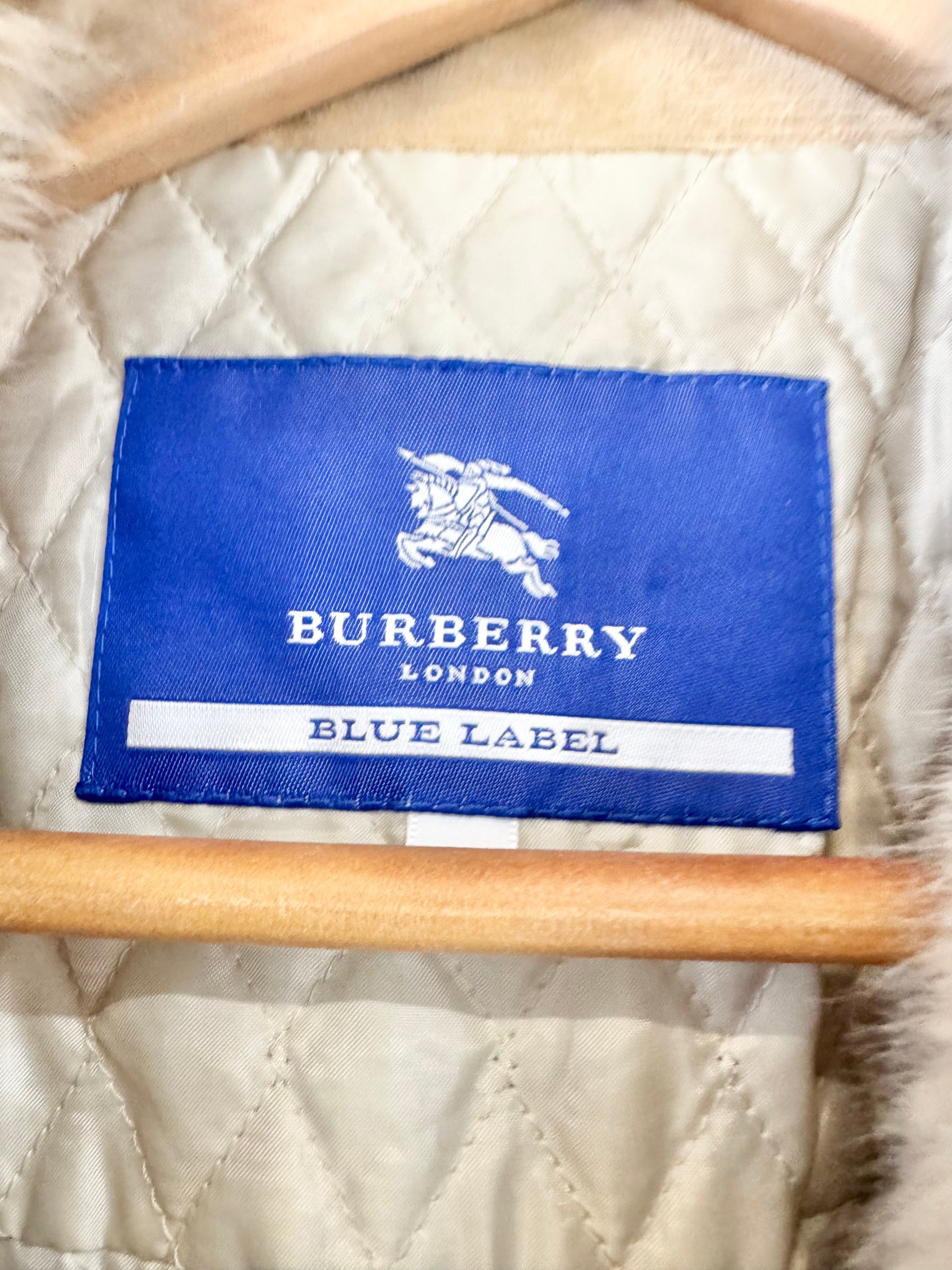 Vintage Retro Burberry Blue Penny Lane Jacket - AU8/10