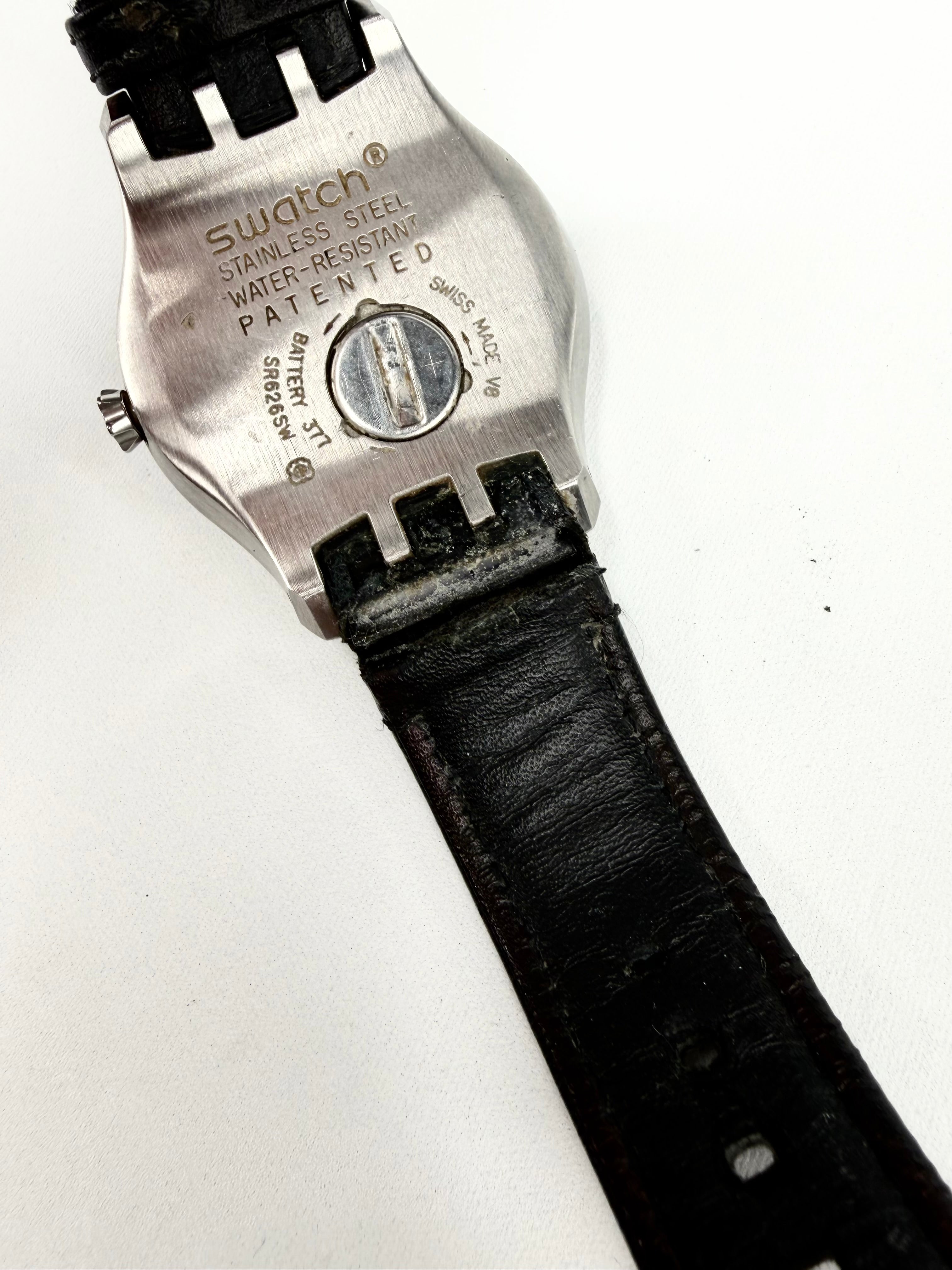 Swatch Irony Big Black Dial with Arabic Numerals