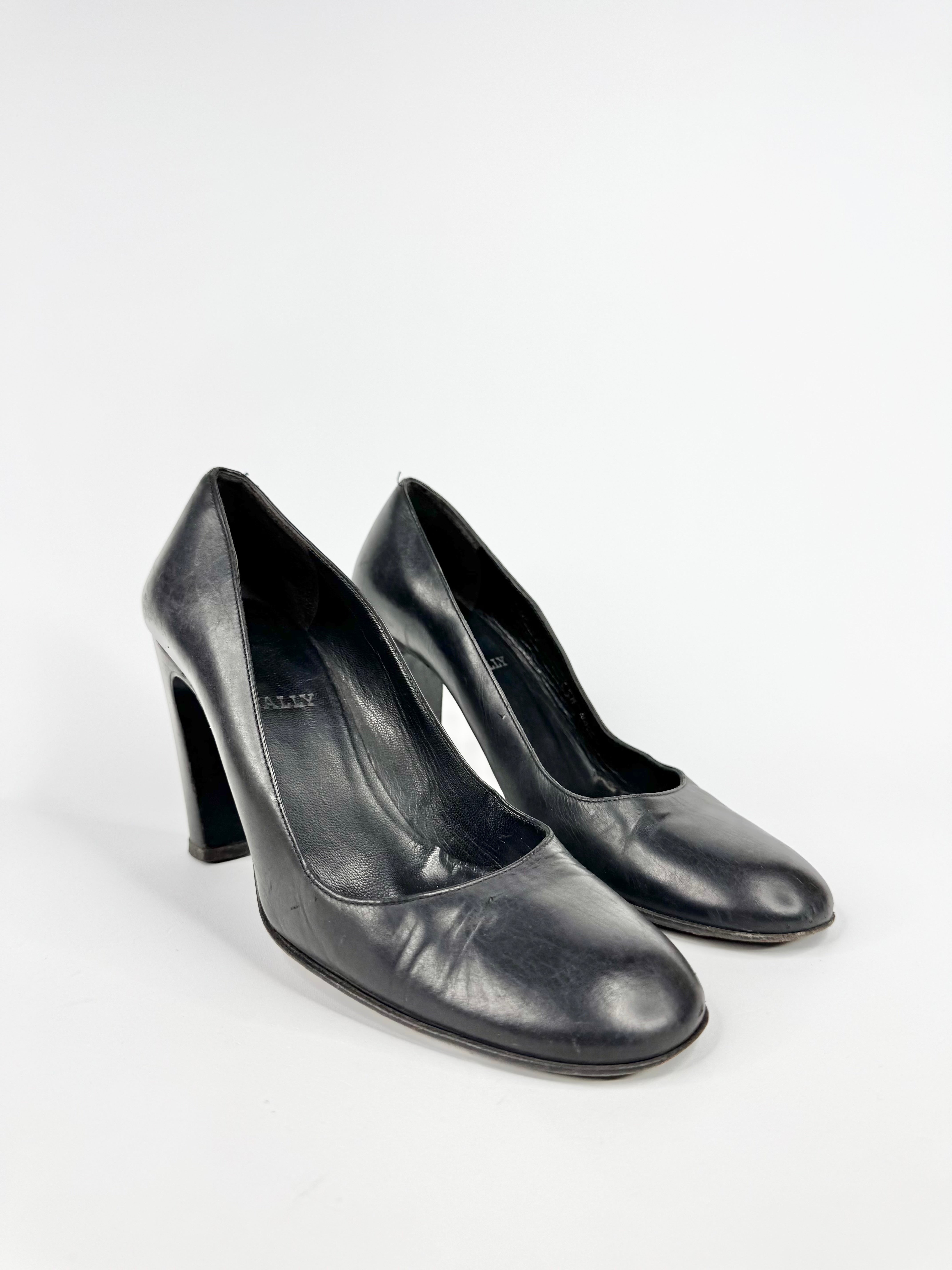 Vintage Bally Black High Heels - EU37