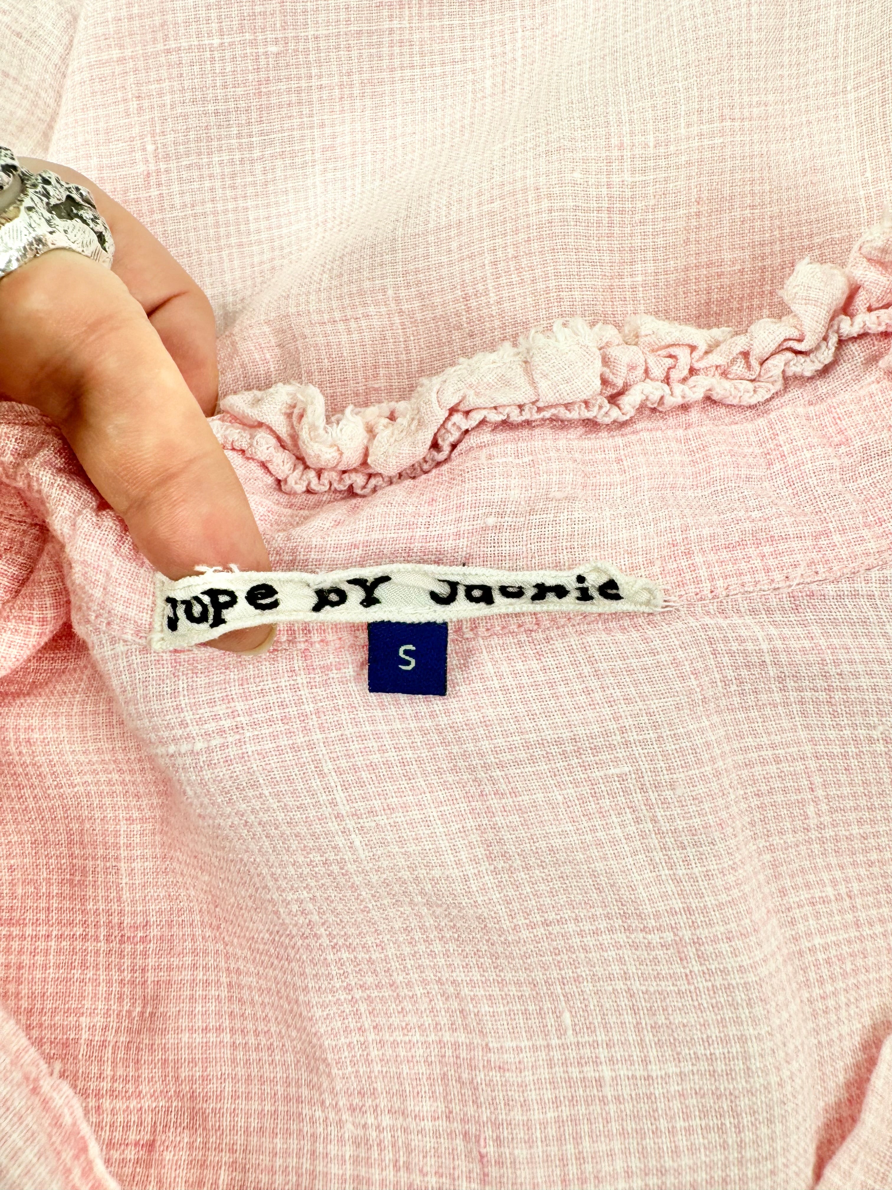 Jupe by Jackie Pink Gingham Cap Sleeve Blouse - AU6