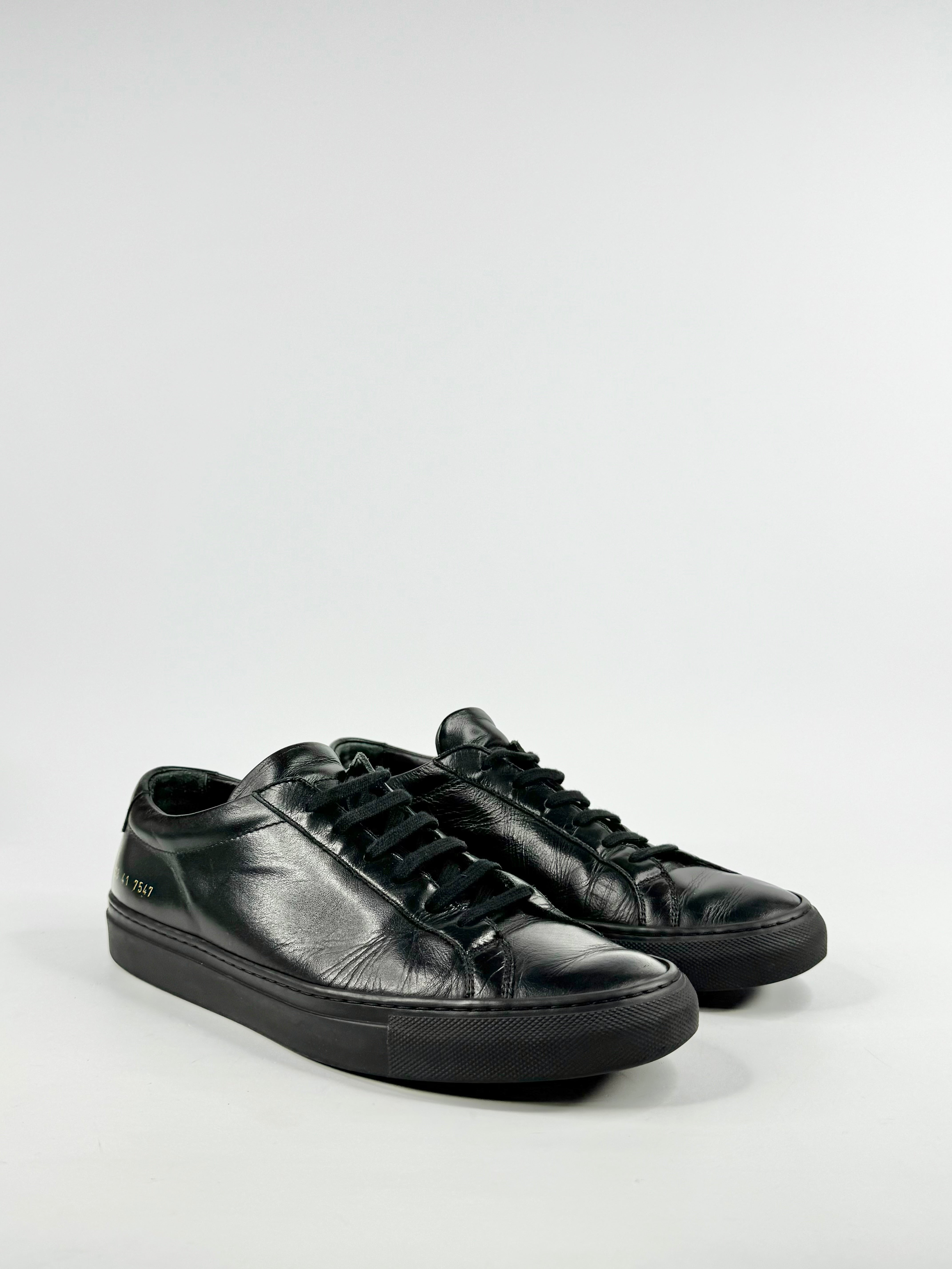 Common Projects 'Achilles' Black Low Sneaker - EU41