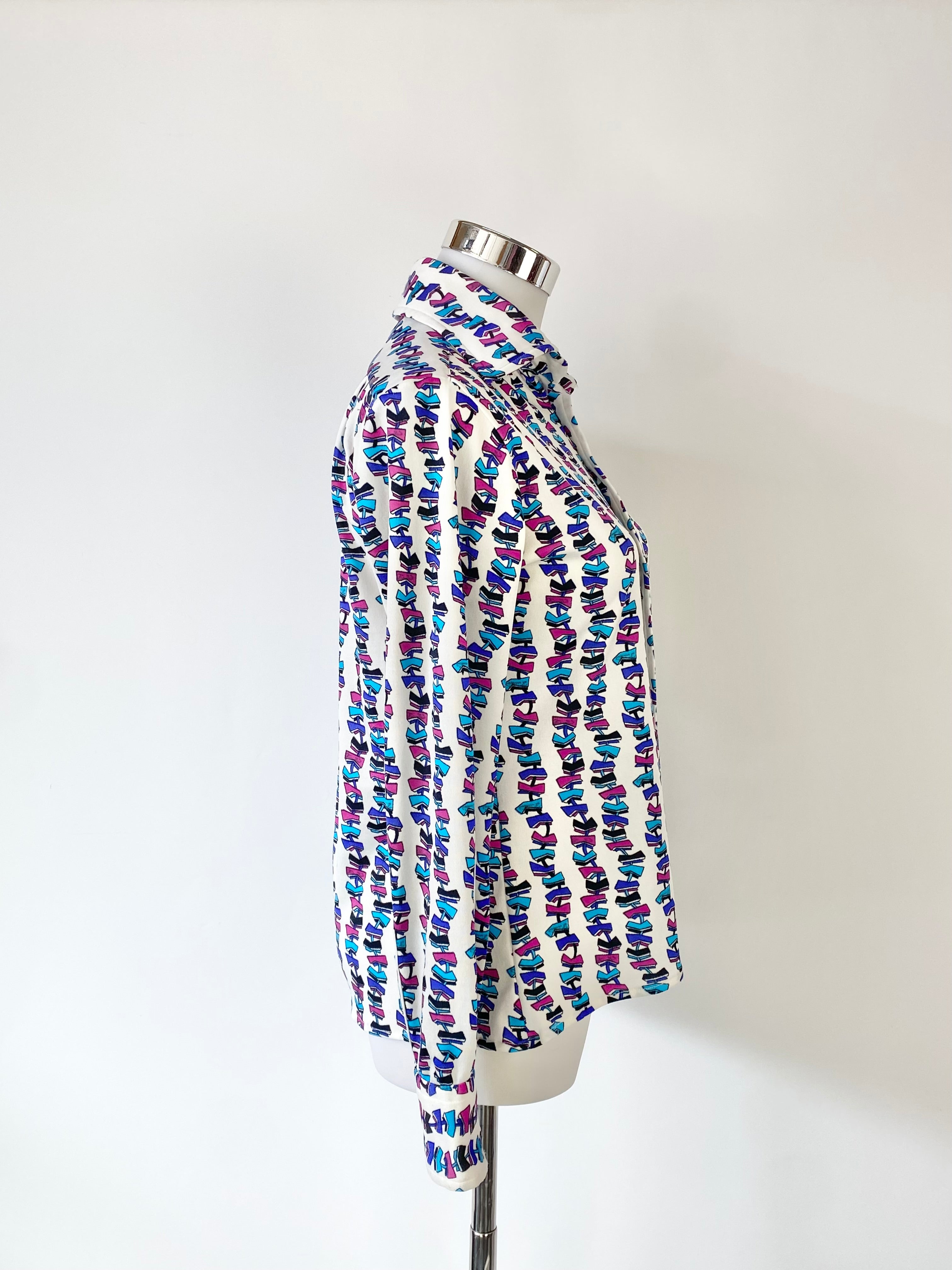 Vintage 70s Emilio Pucci Patterned Shirt - AU8