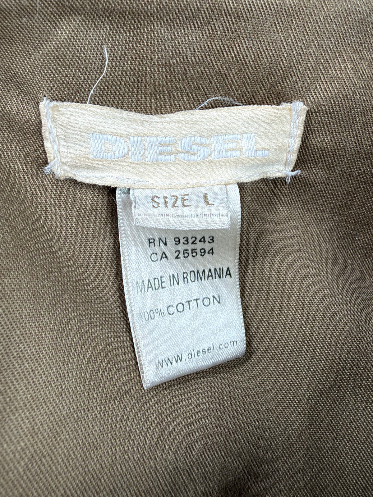 Y2K Diesel Dark Denim Belted Dress - AU10/12