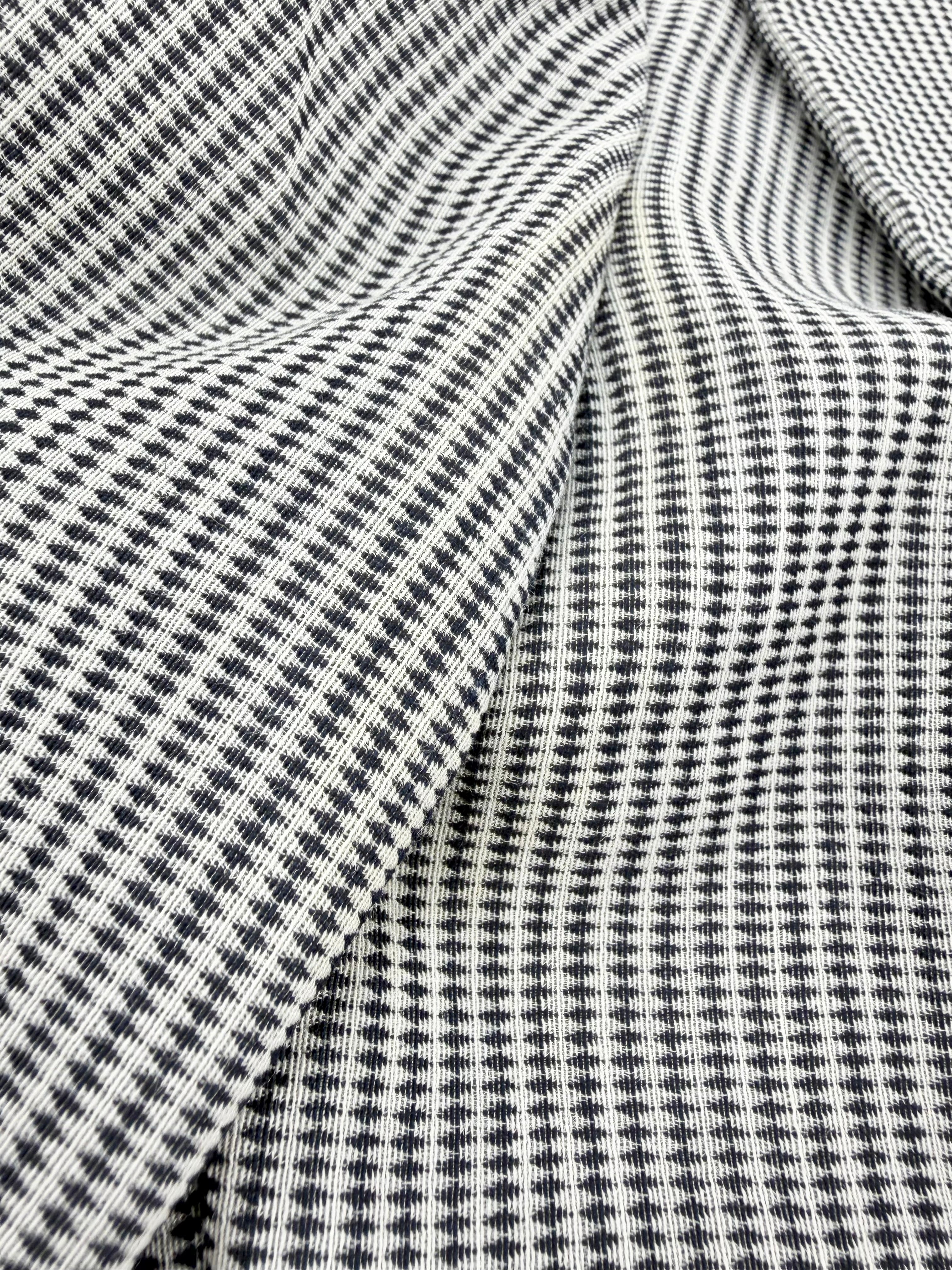 Armani Black & White Patterned Tailored Blazer - AU10