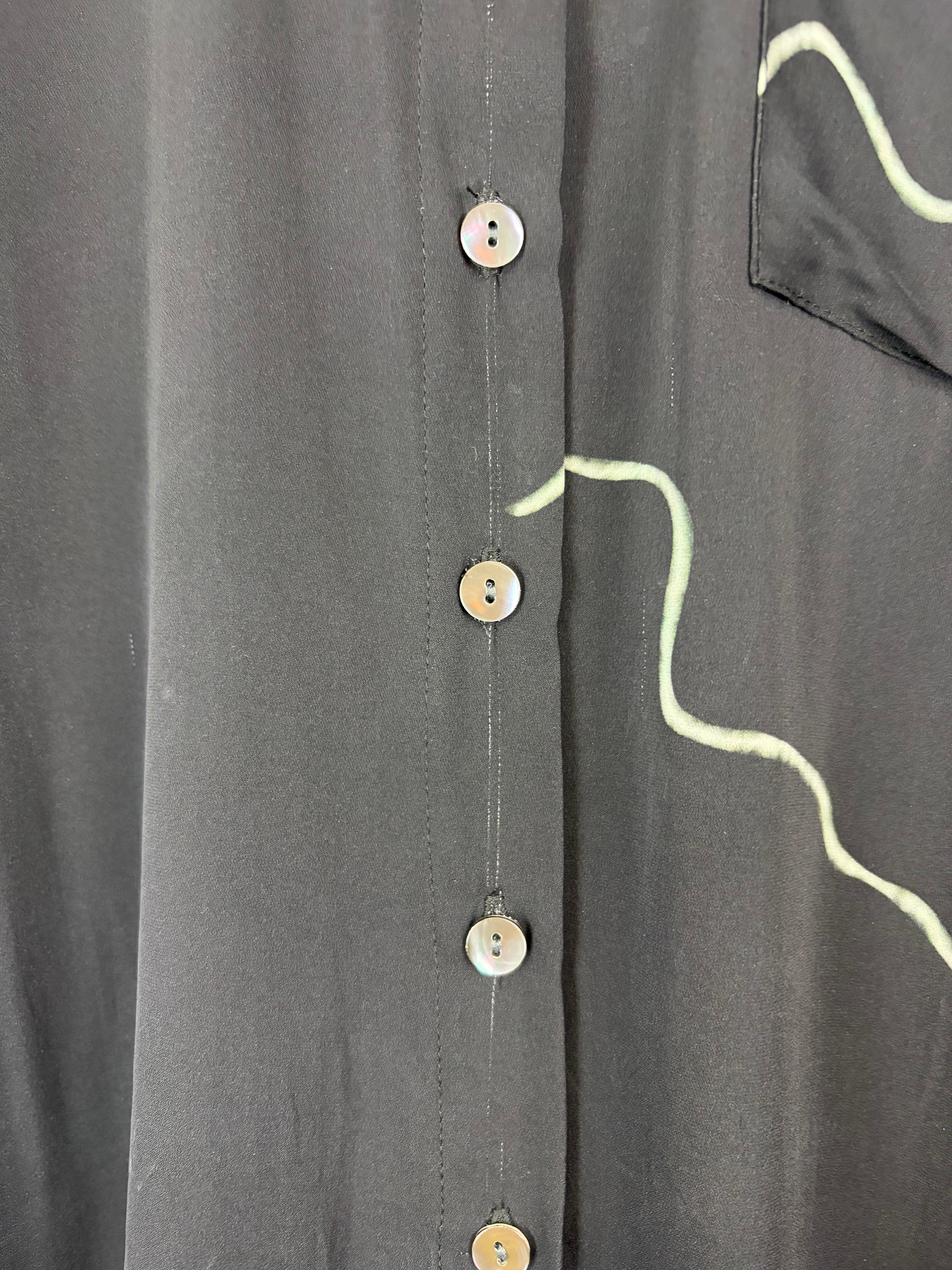 Ngali Silk 'Anmanari' Print Shirt - AU10/12