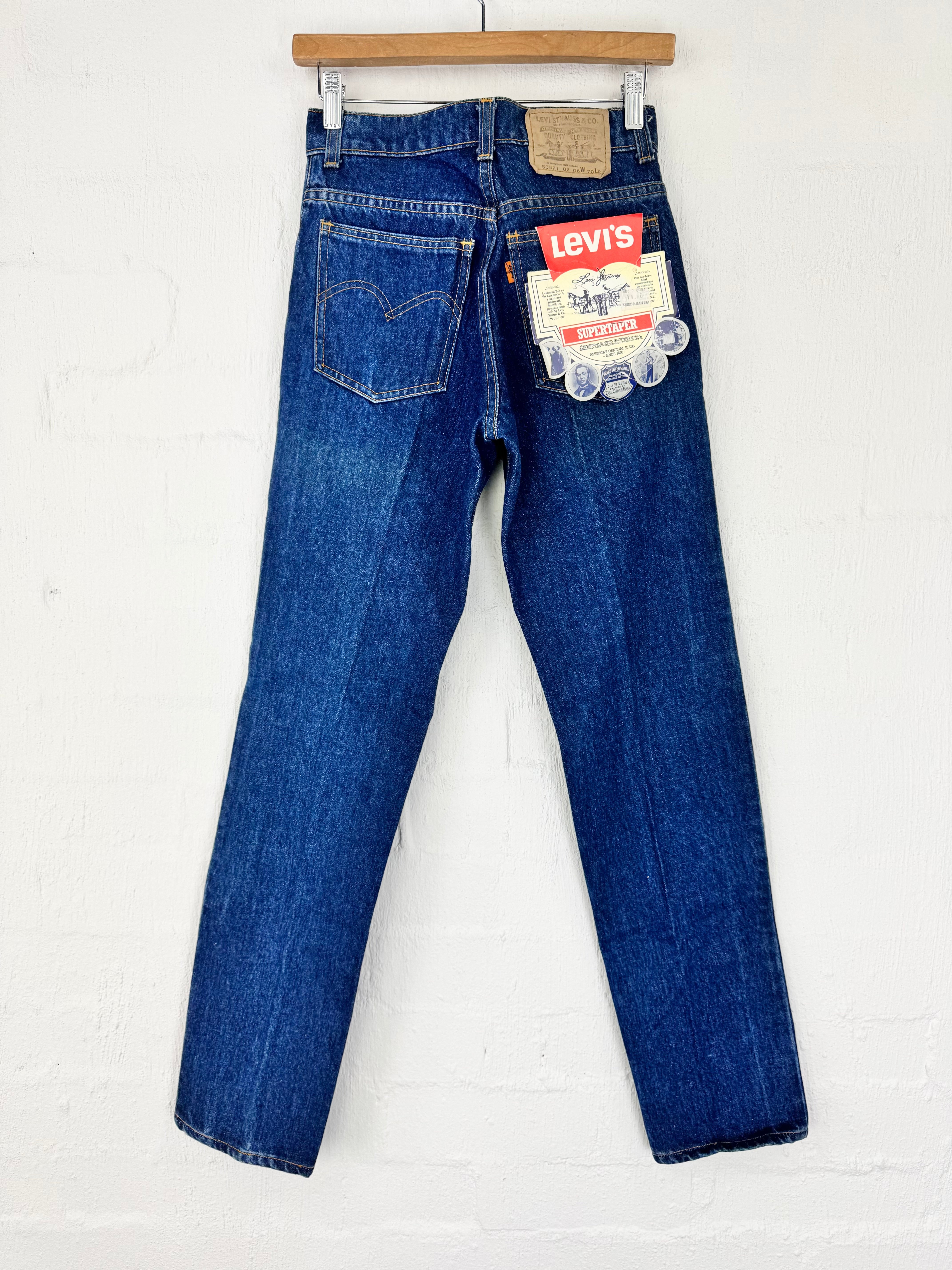 Levi's Blue 'Supertaper' Length Jeans - W70 LR