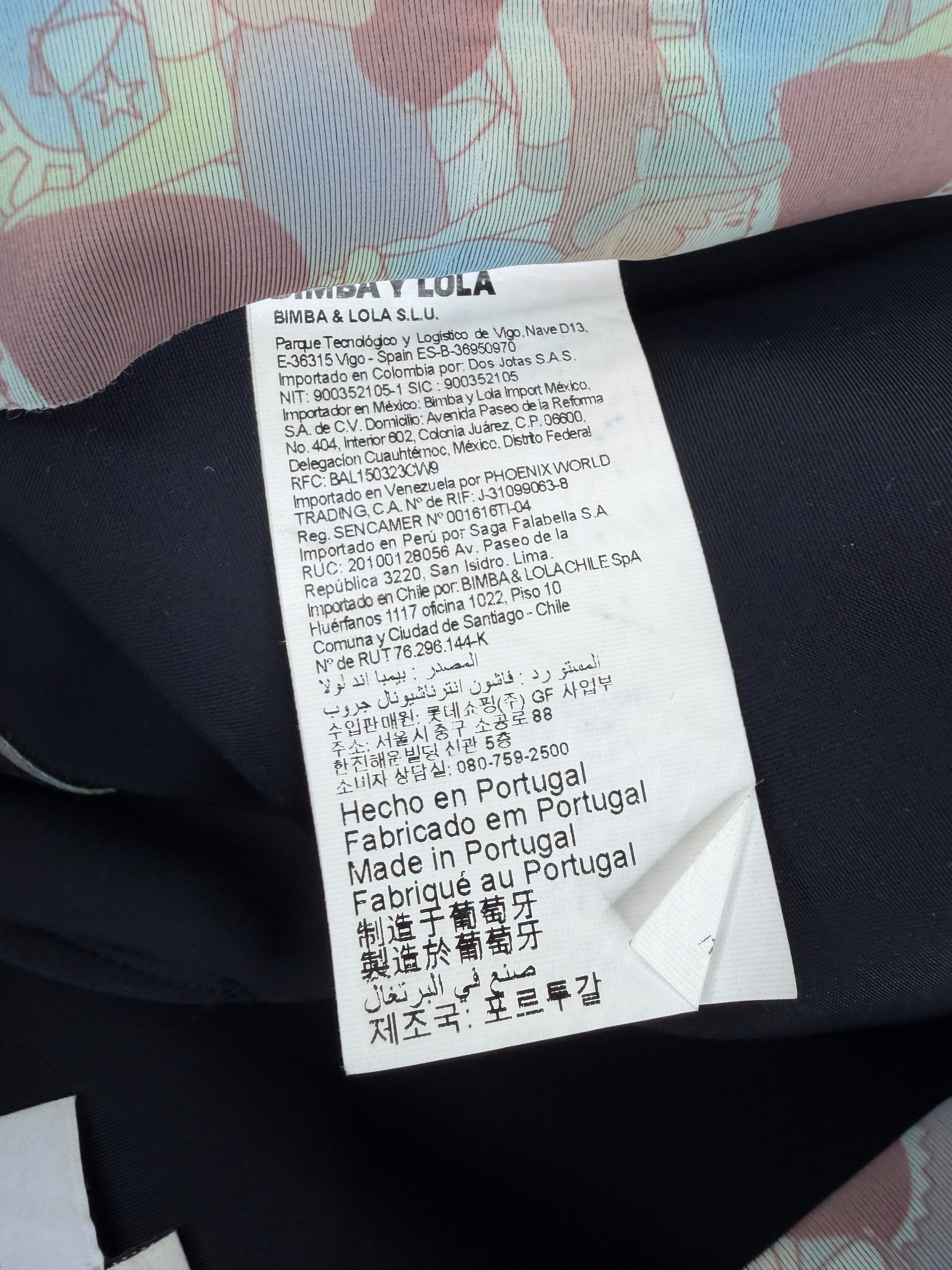Bimba y Lola Retro Patterned Mini Skirt - AU8/10