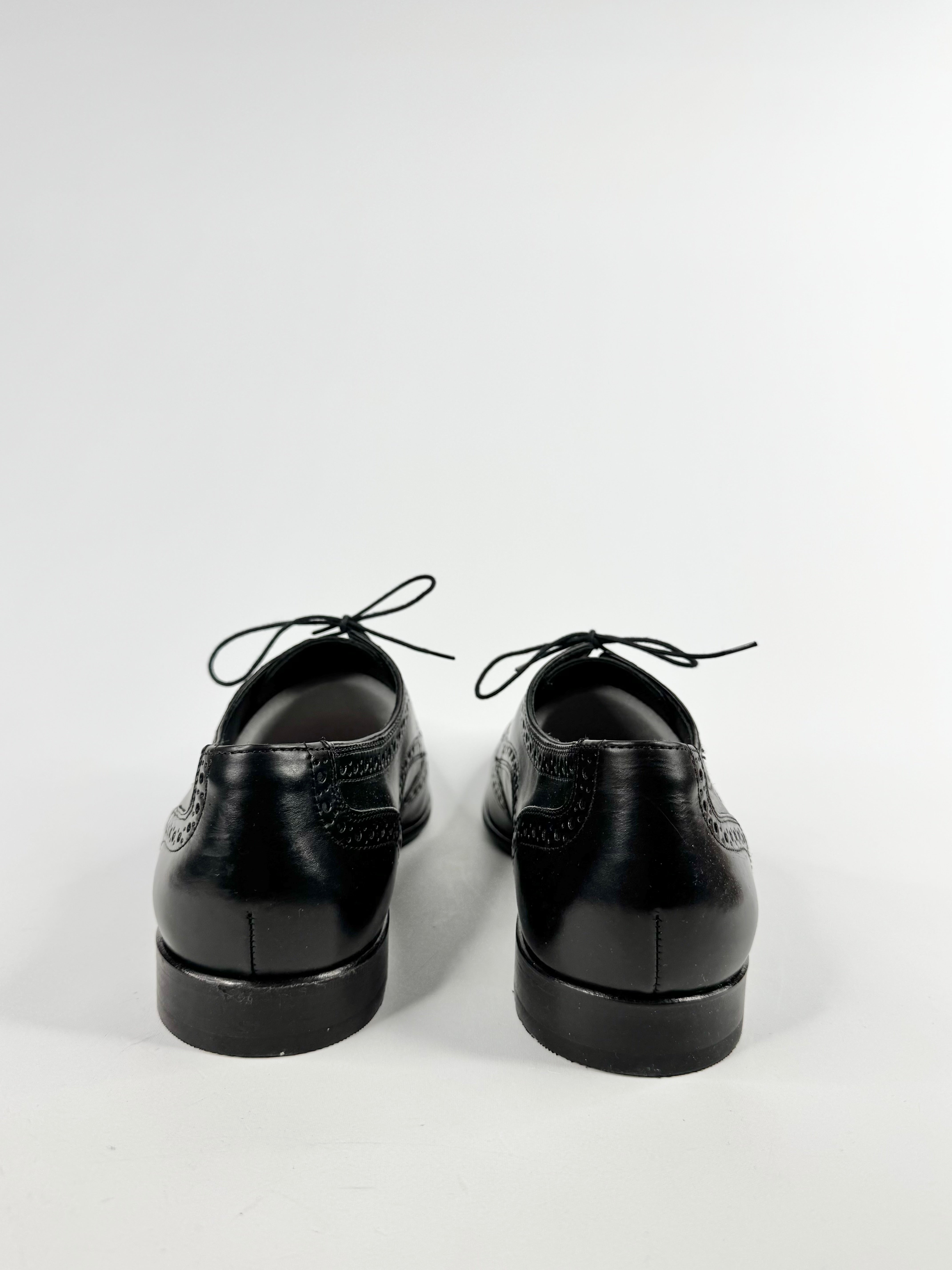 Lloyd Germany Black Brogue 'Jackson' Lace Up Shoes - EU44