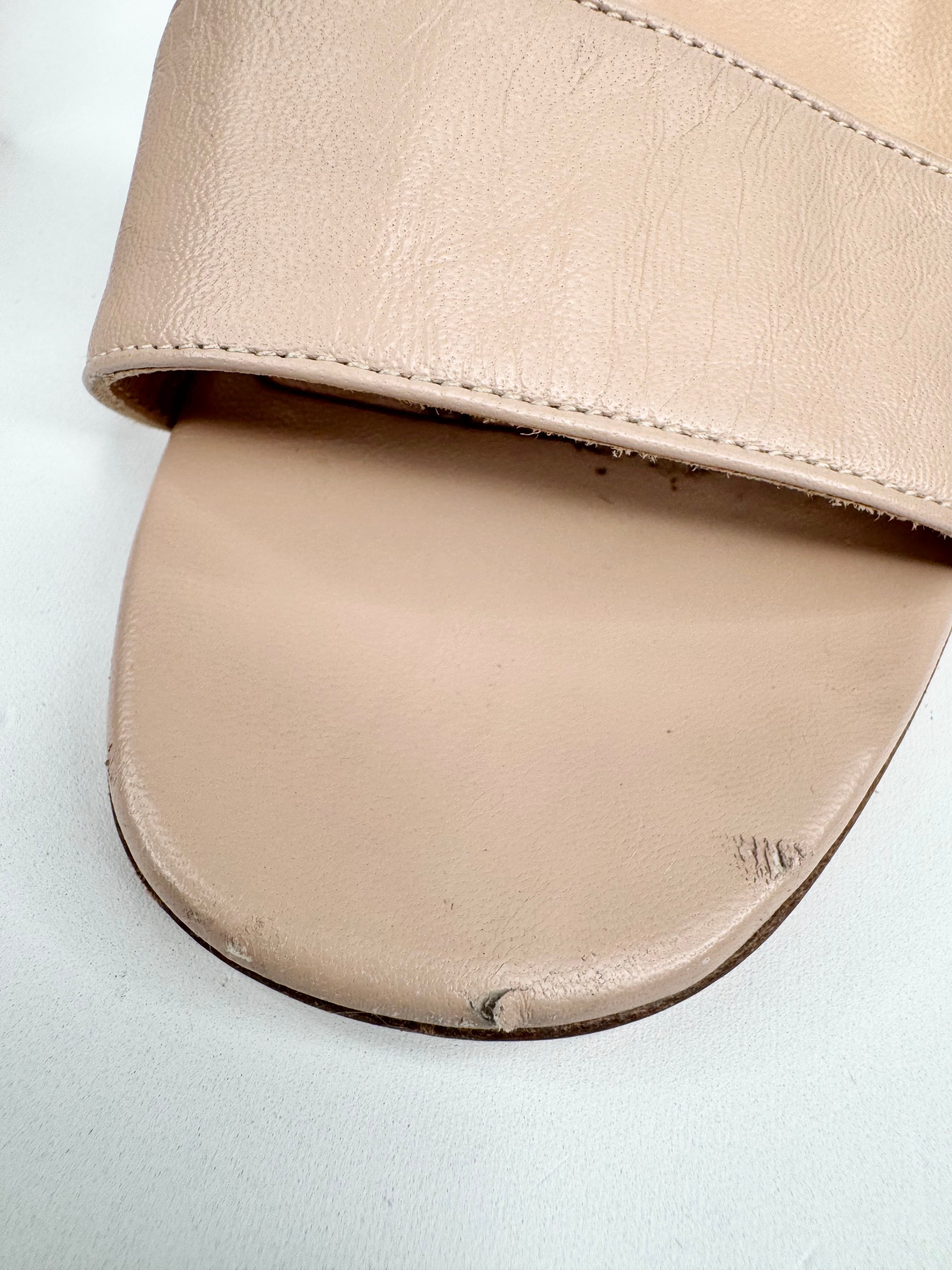 Bianca Buccheri Pastel Peach Sandals - EU38