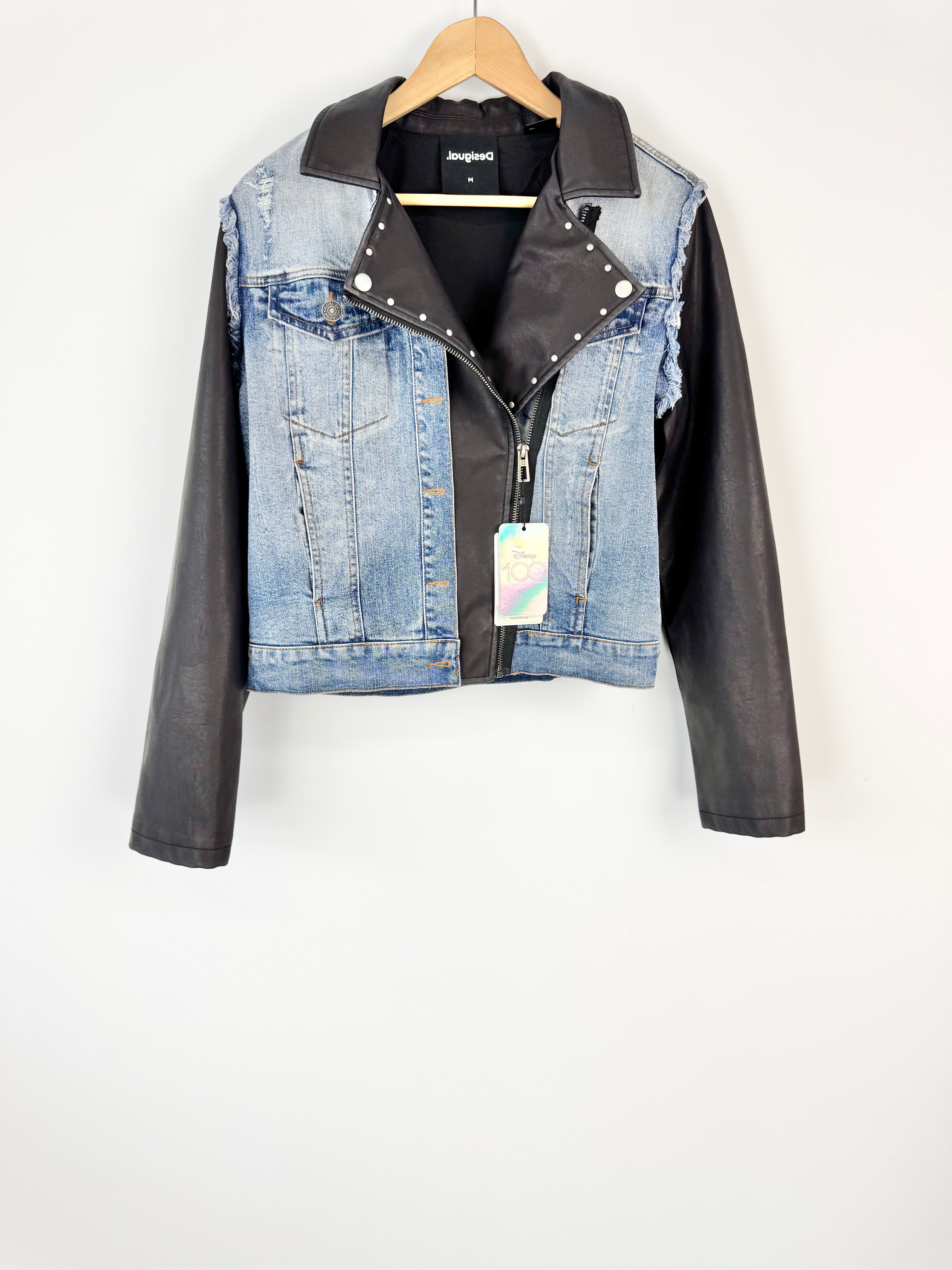 Desigual x Mickey Mouse Hybrid Denim Jacket Size NWT - AU10