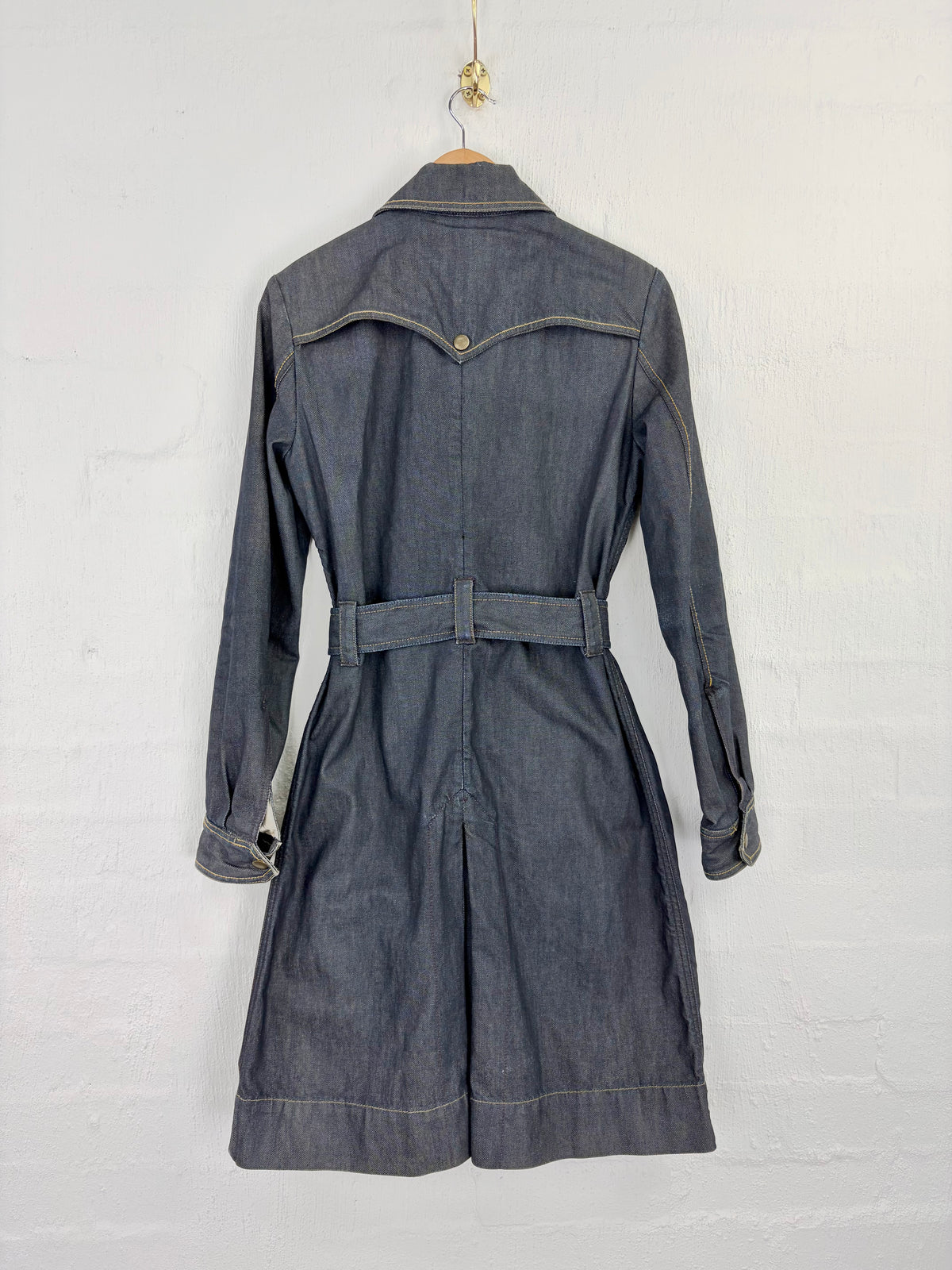 Y2K Diesel Dark Denim Belted Dress - AU10/12