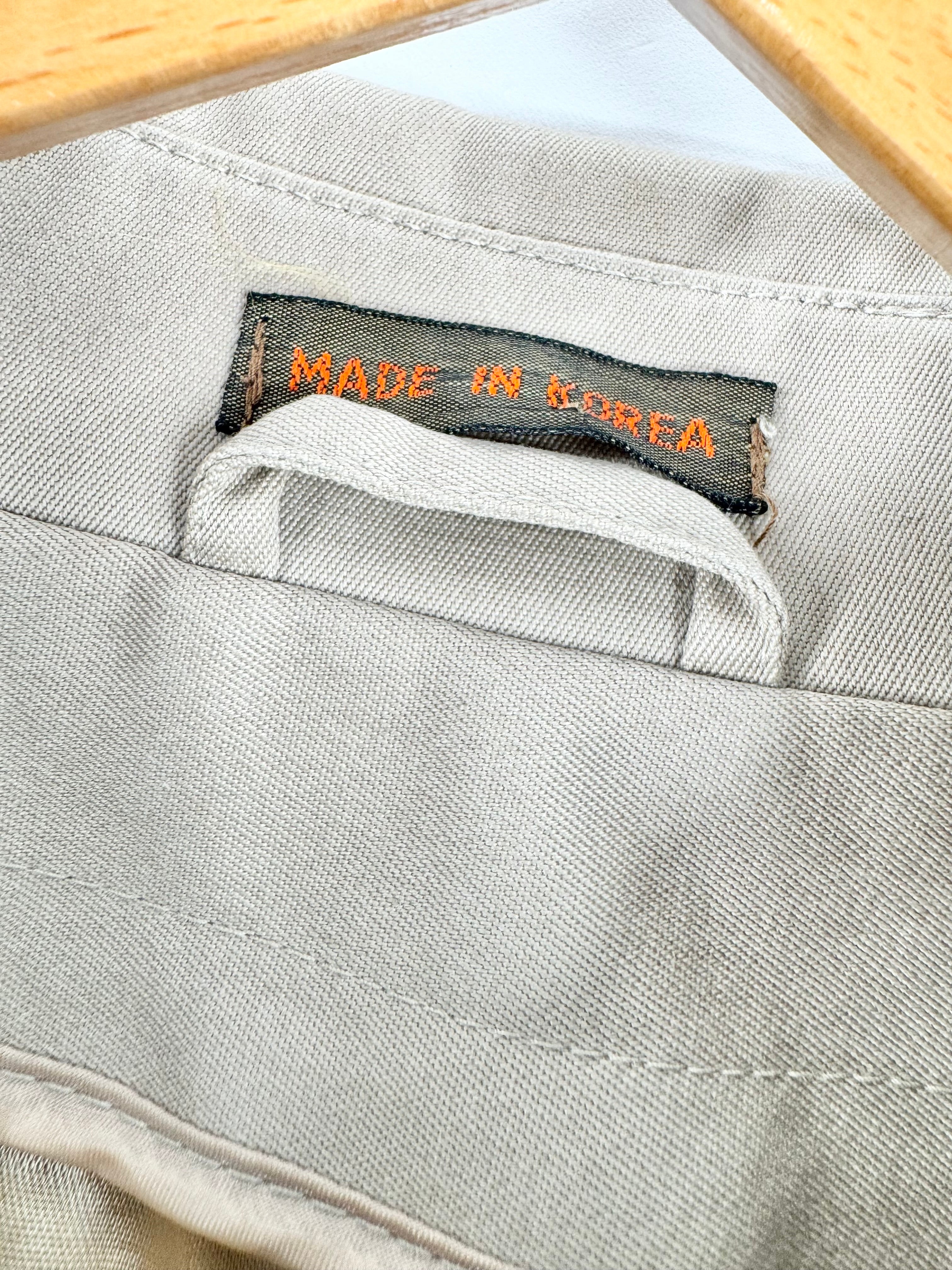 Vintage Yves Saint Laurent Homme Beige Trench Coat - L