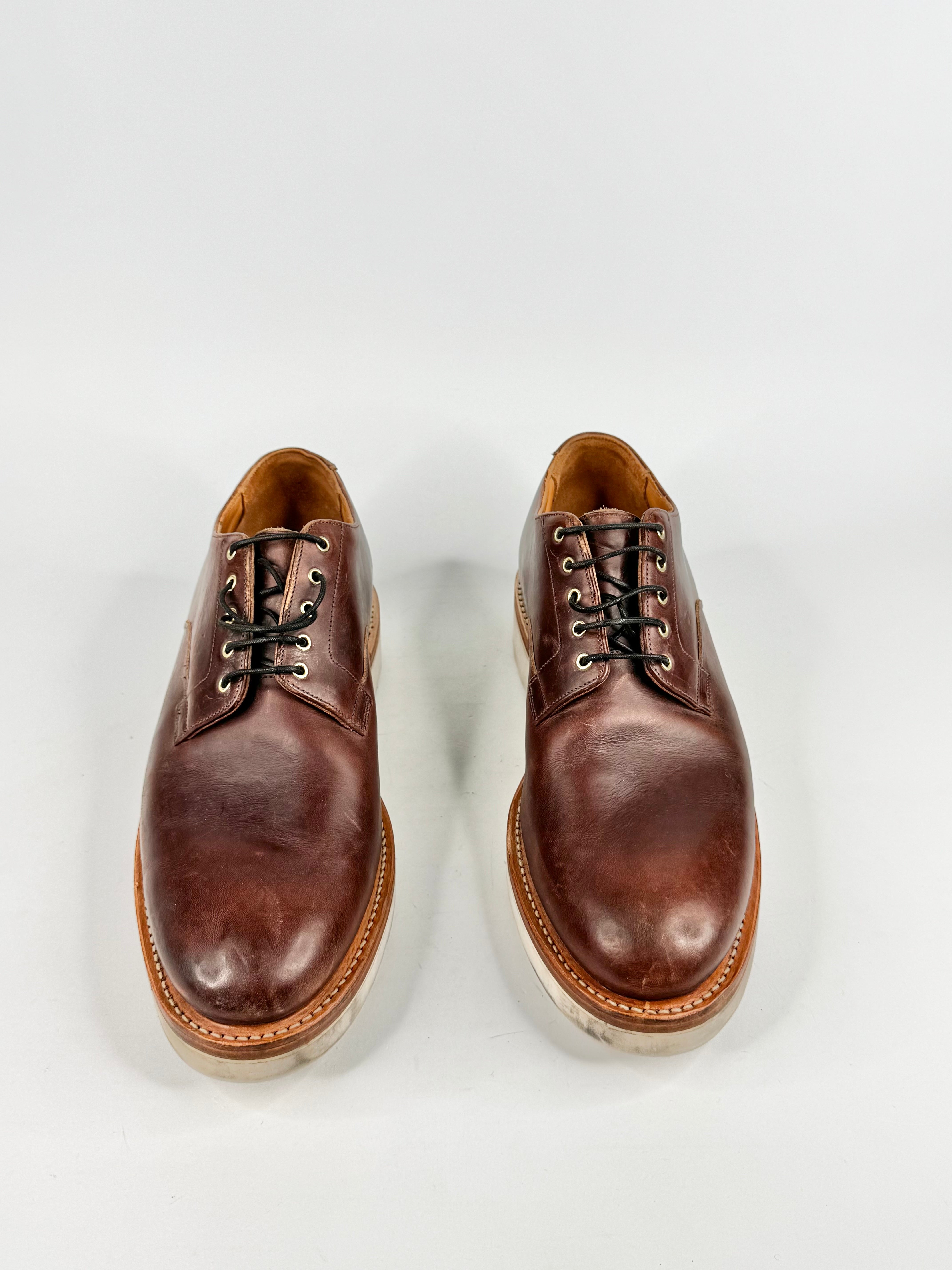 Viberg Deep Tan Handmade Lace Ups - EU45