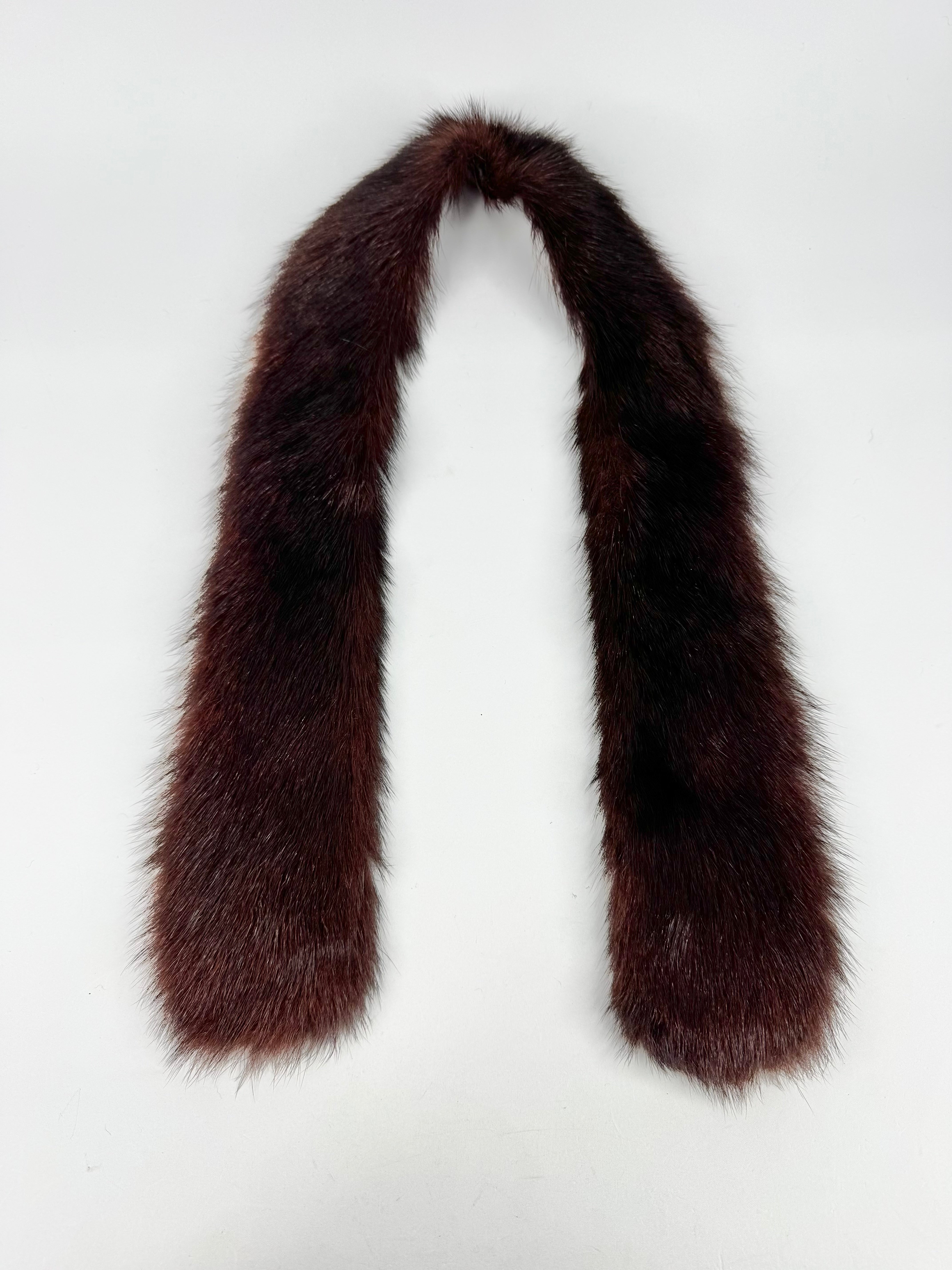 Vintage Brown Fur Scarf