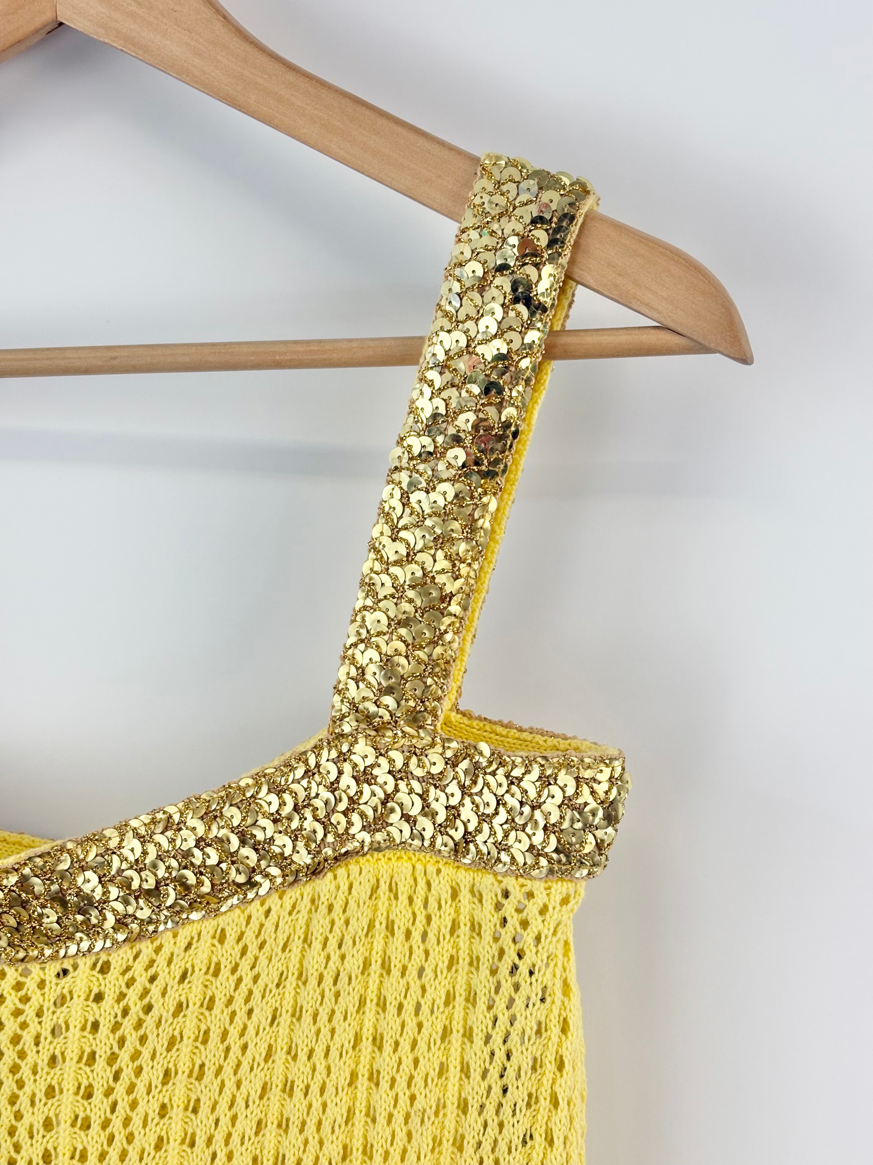 Love, Bonfire the Label 'Eternal Sunshine' Crochet Knit Dress - AU8