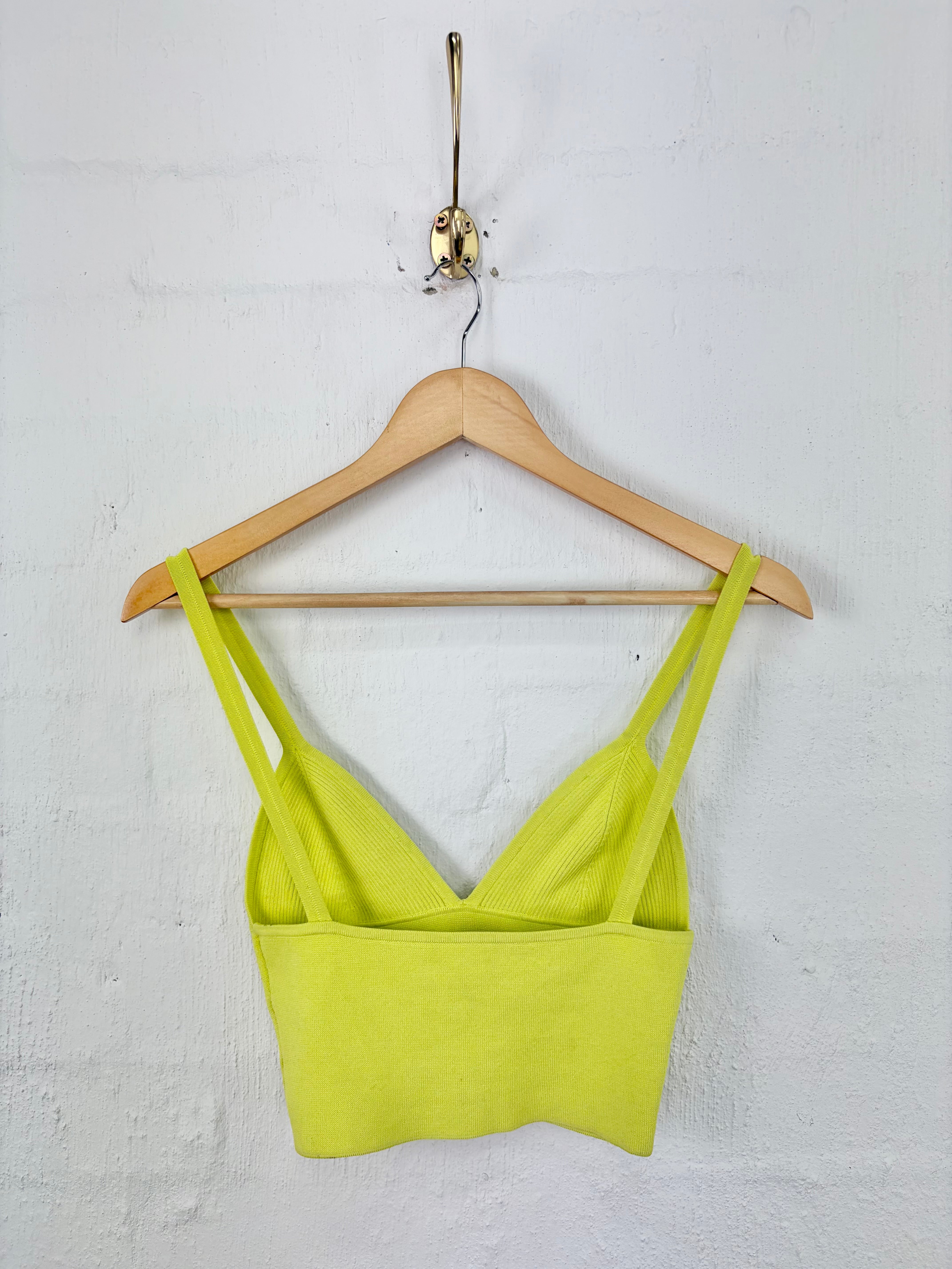 Dion Lee Neon Green Crop Top - AU6/8