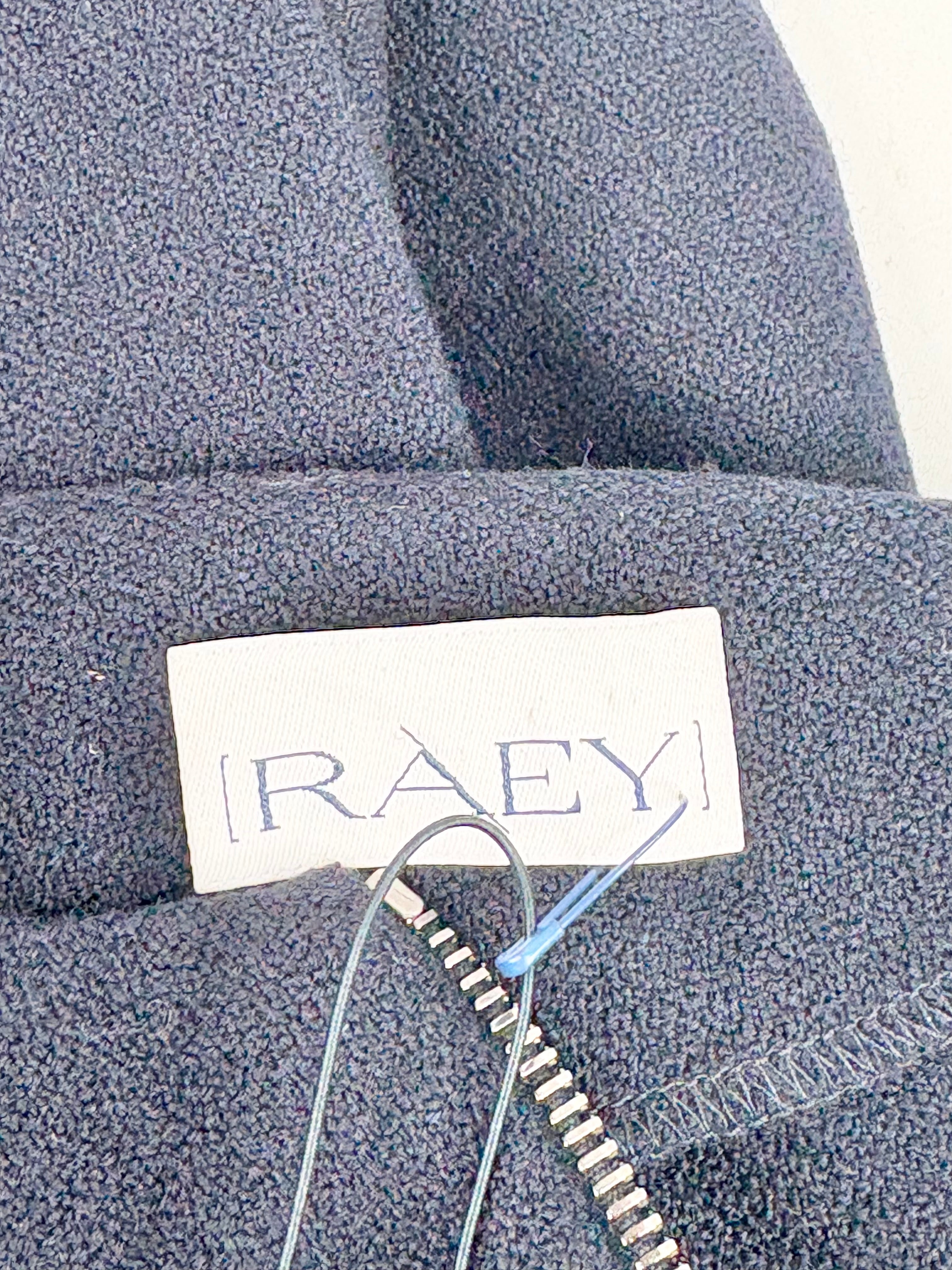 Raey Navy Blue Crepe 'Long Day' Column Dress - AU6