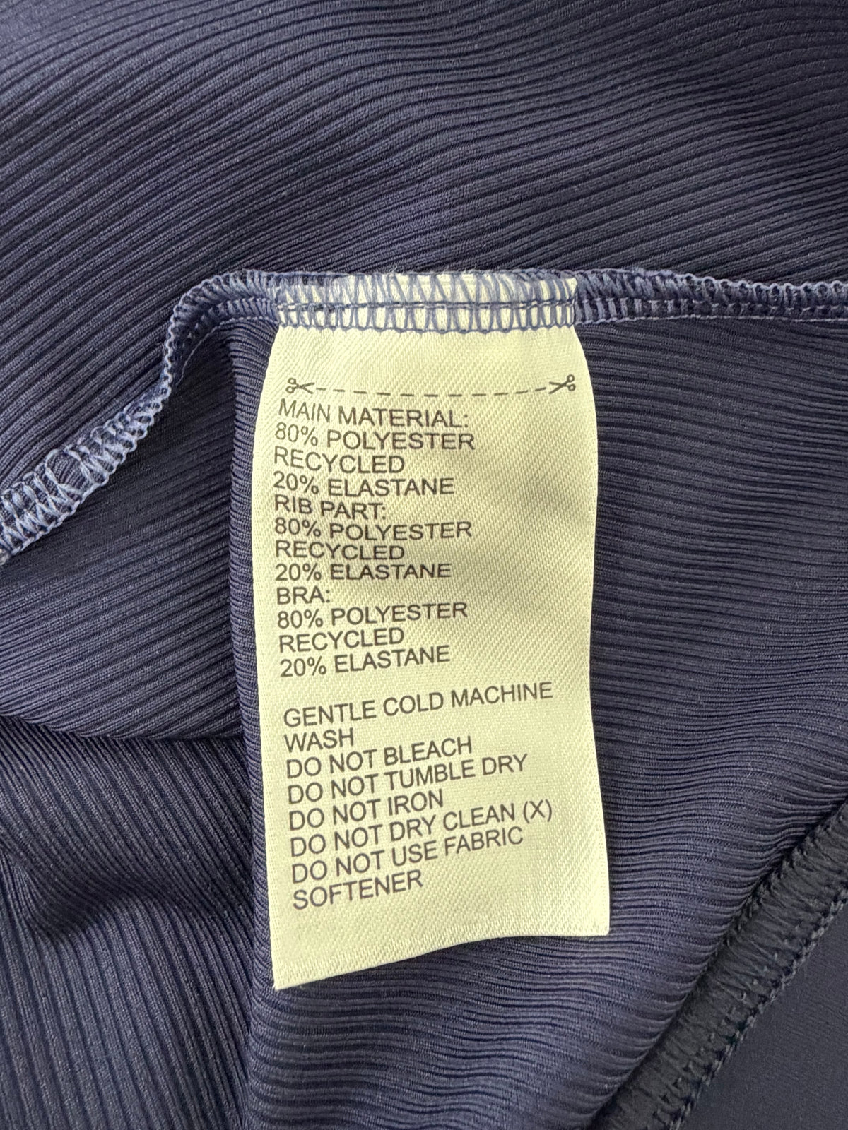 Stella McCartney x Adidas Blue Workout Tank - AU10/12