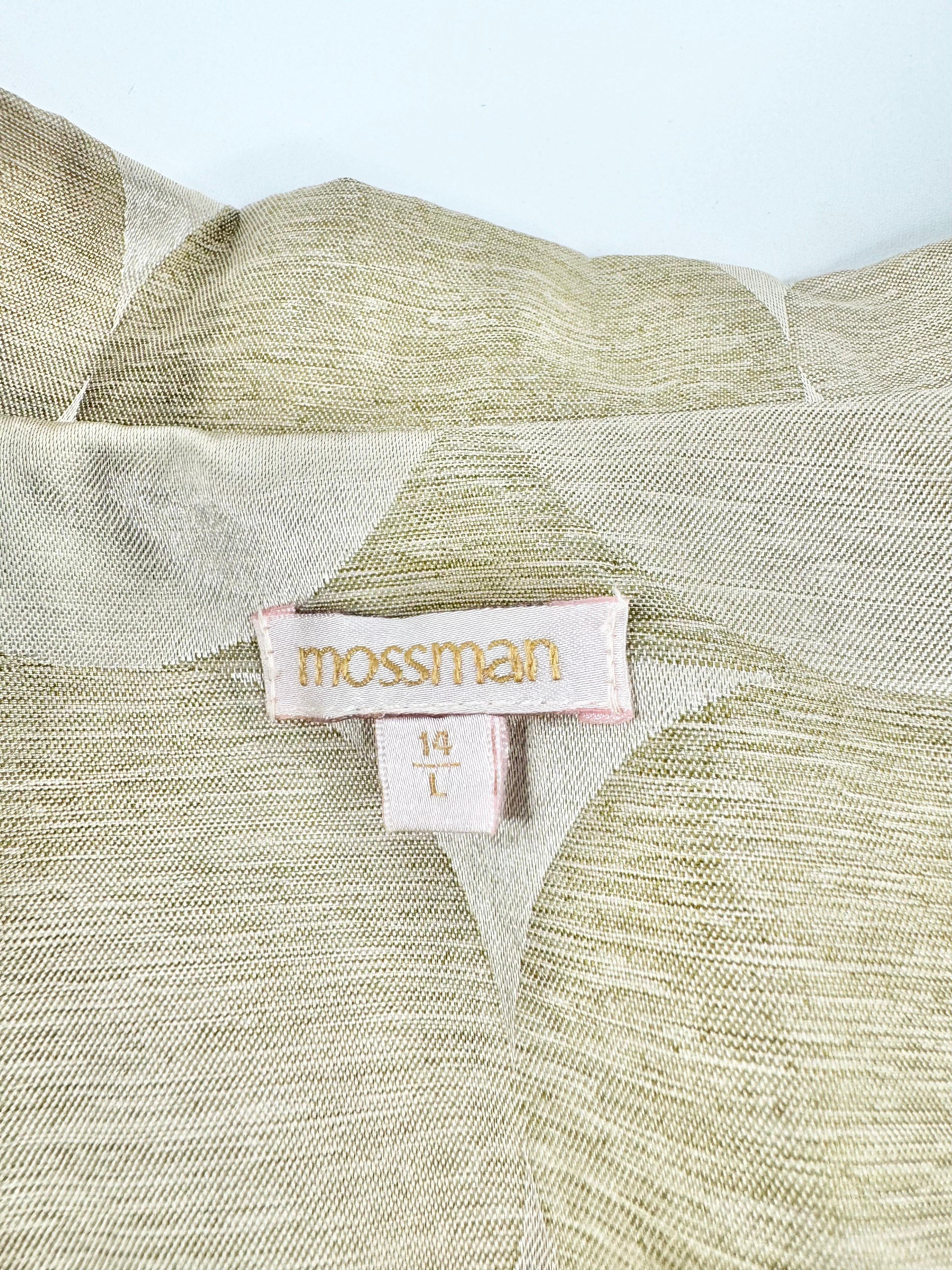 Mossman Champange Gold Cropped Jacket - AU14