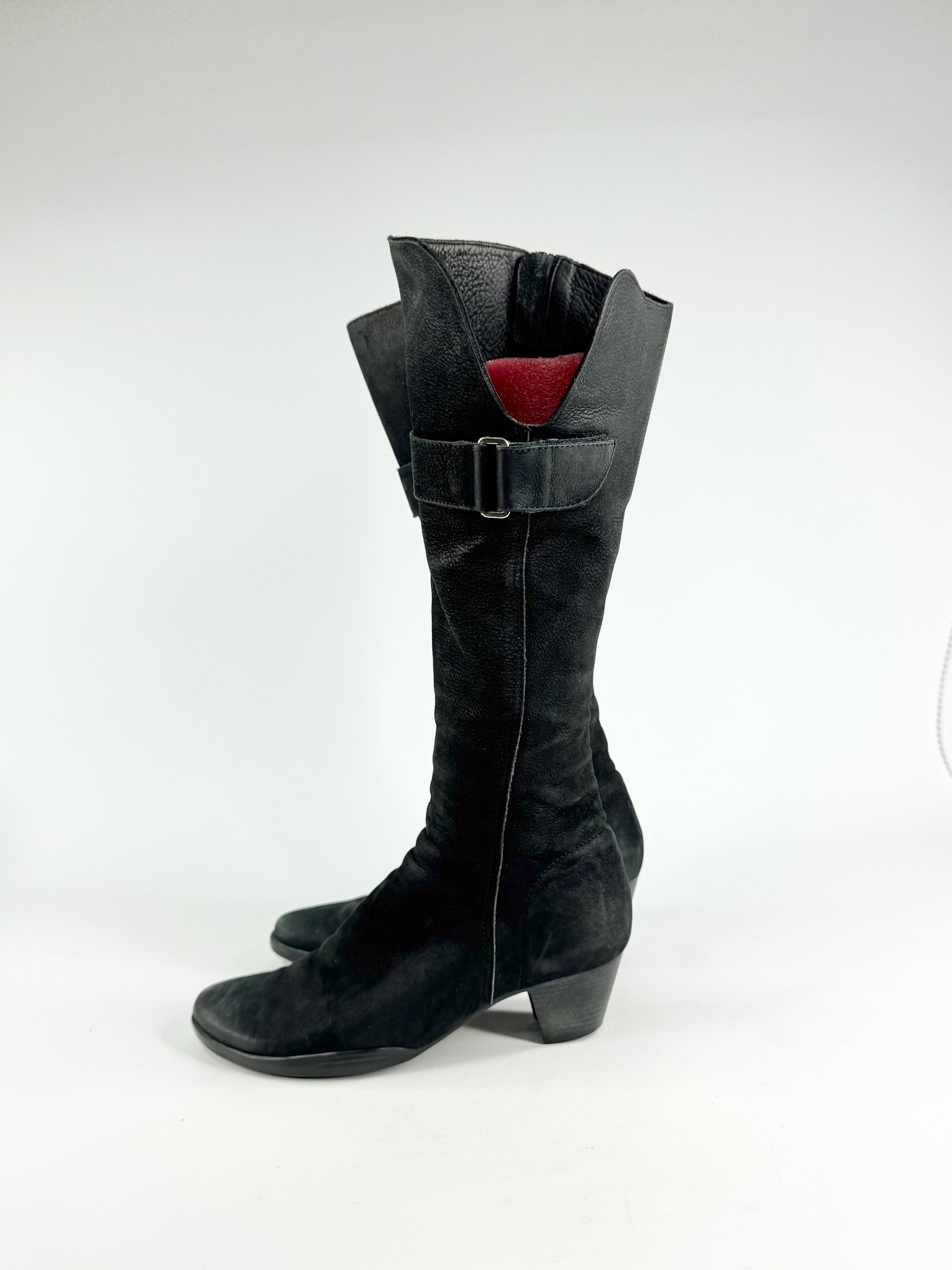 Arche Black Latex Calf Boots - EU36