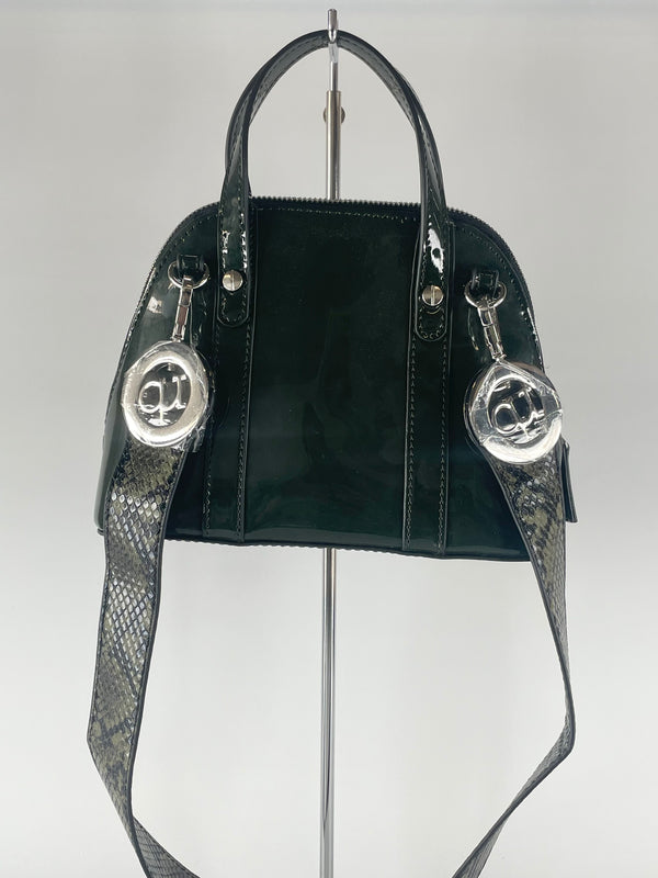 Roccobarocco Verde 'Developpe' Mini Handbag