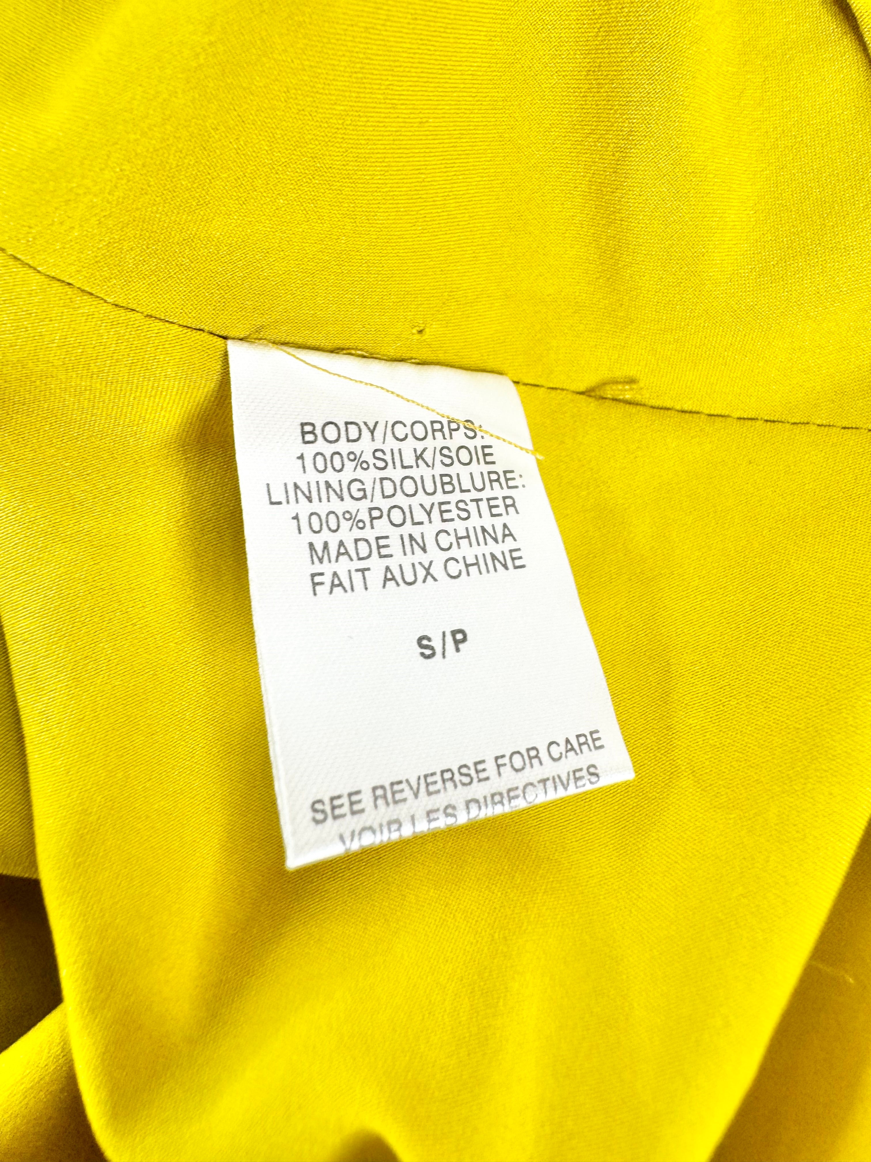 Cami NYC Chartreuse Floral Silk Camisole - AU8