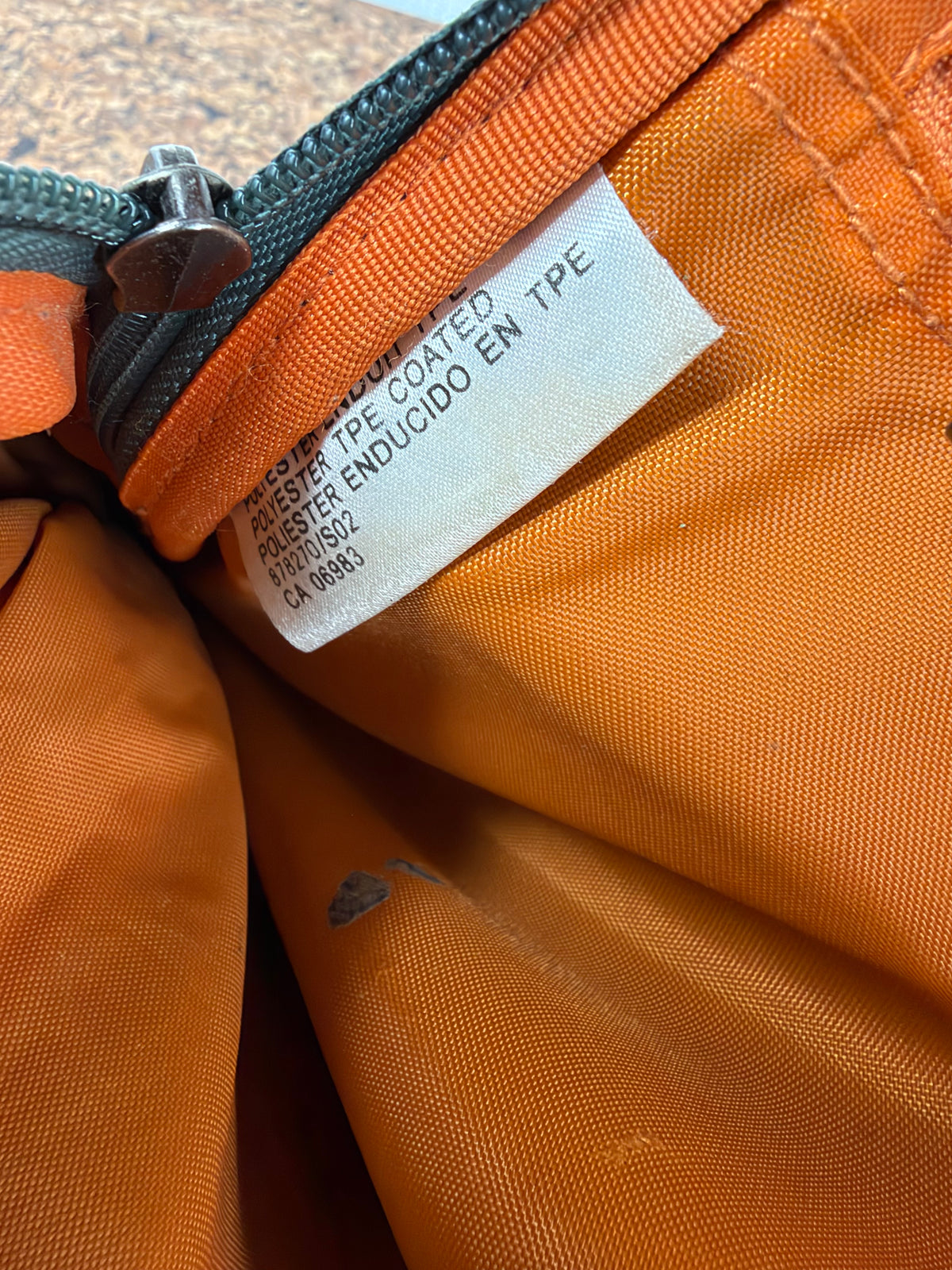 Salomon Green and Orange Y2K Mini Backpack