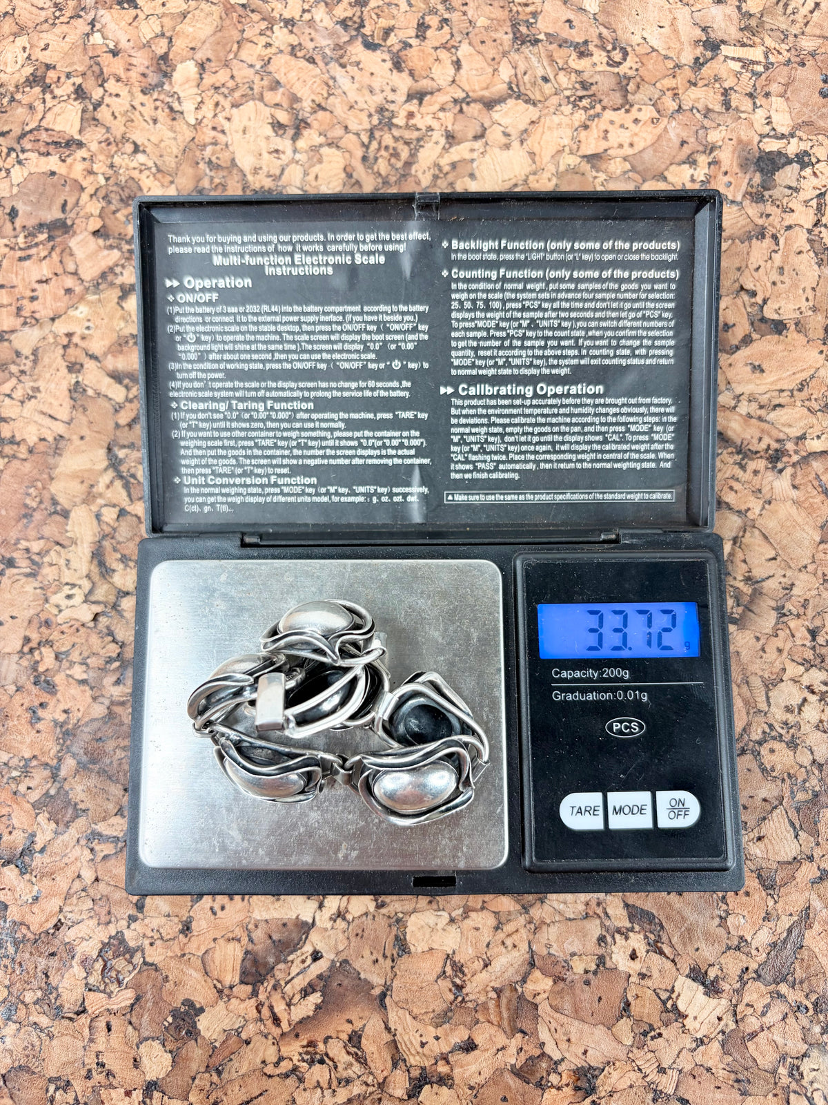 Vintage ATI Poland Silver Bracelet