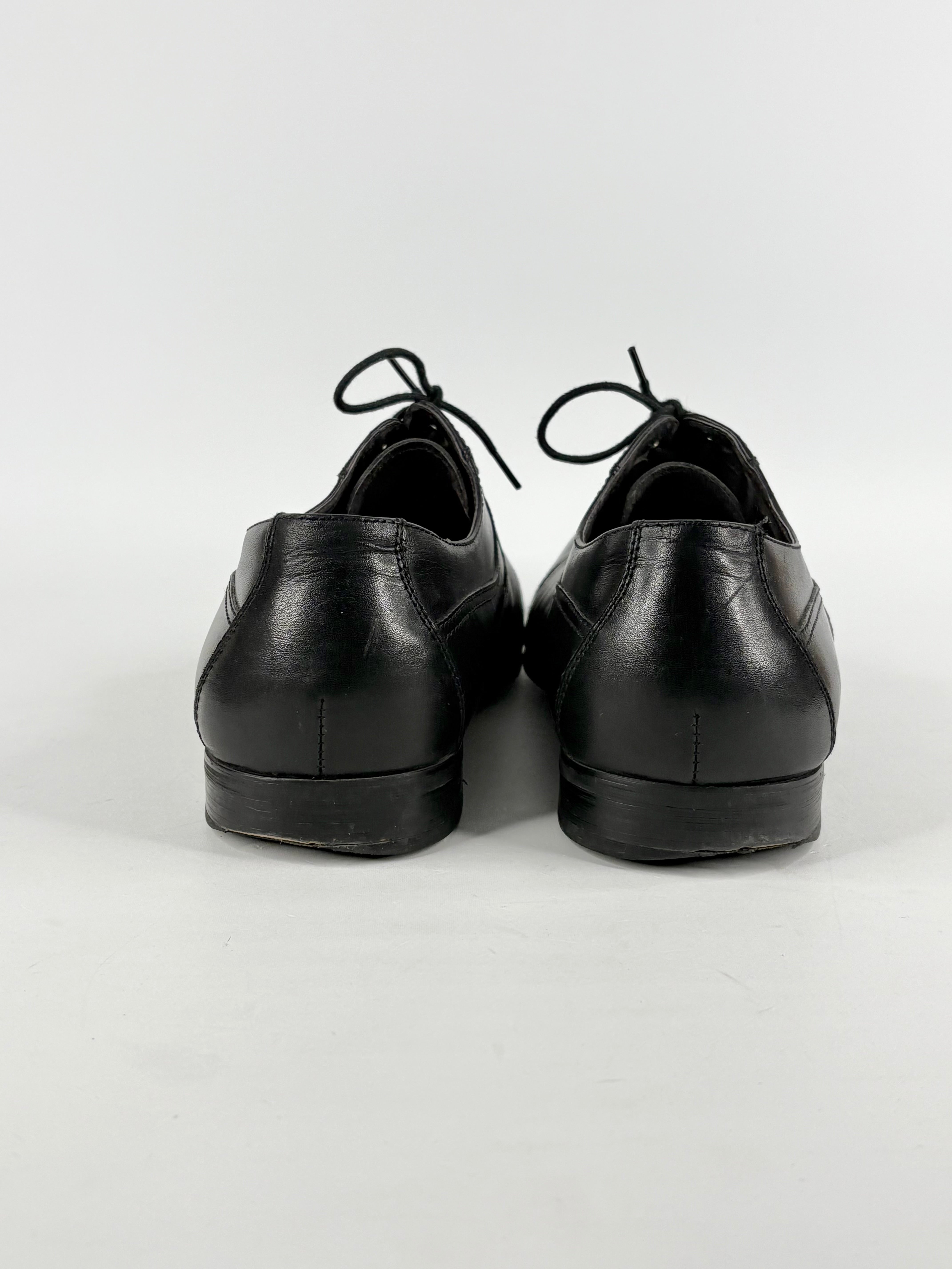 Peter Jackson Black Leather Derby Shoes - EU46