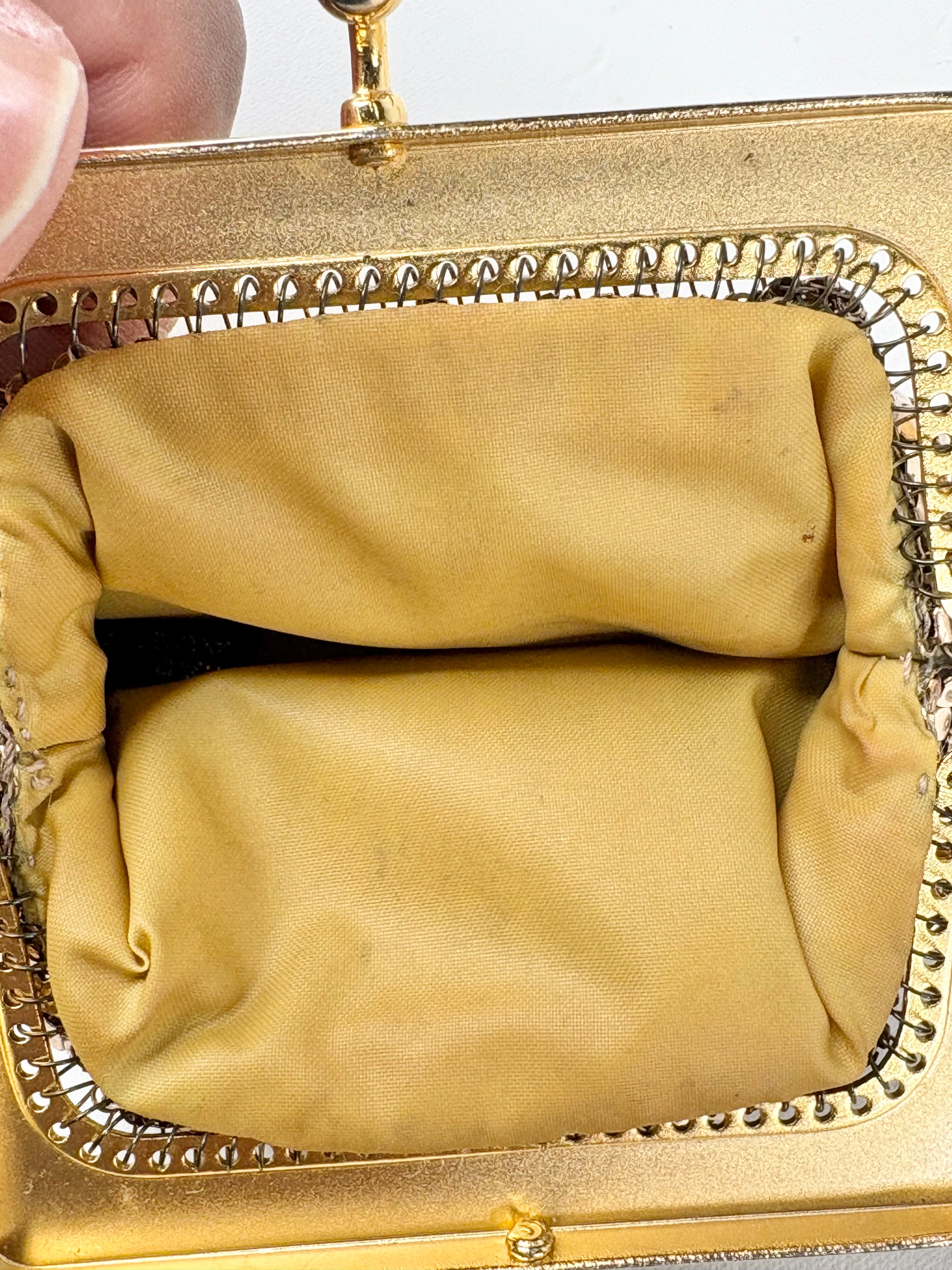 Vintage Glomesh Gold Mini Coin Pouch