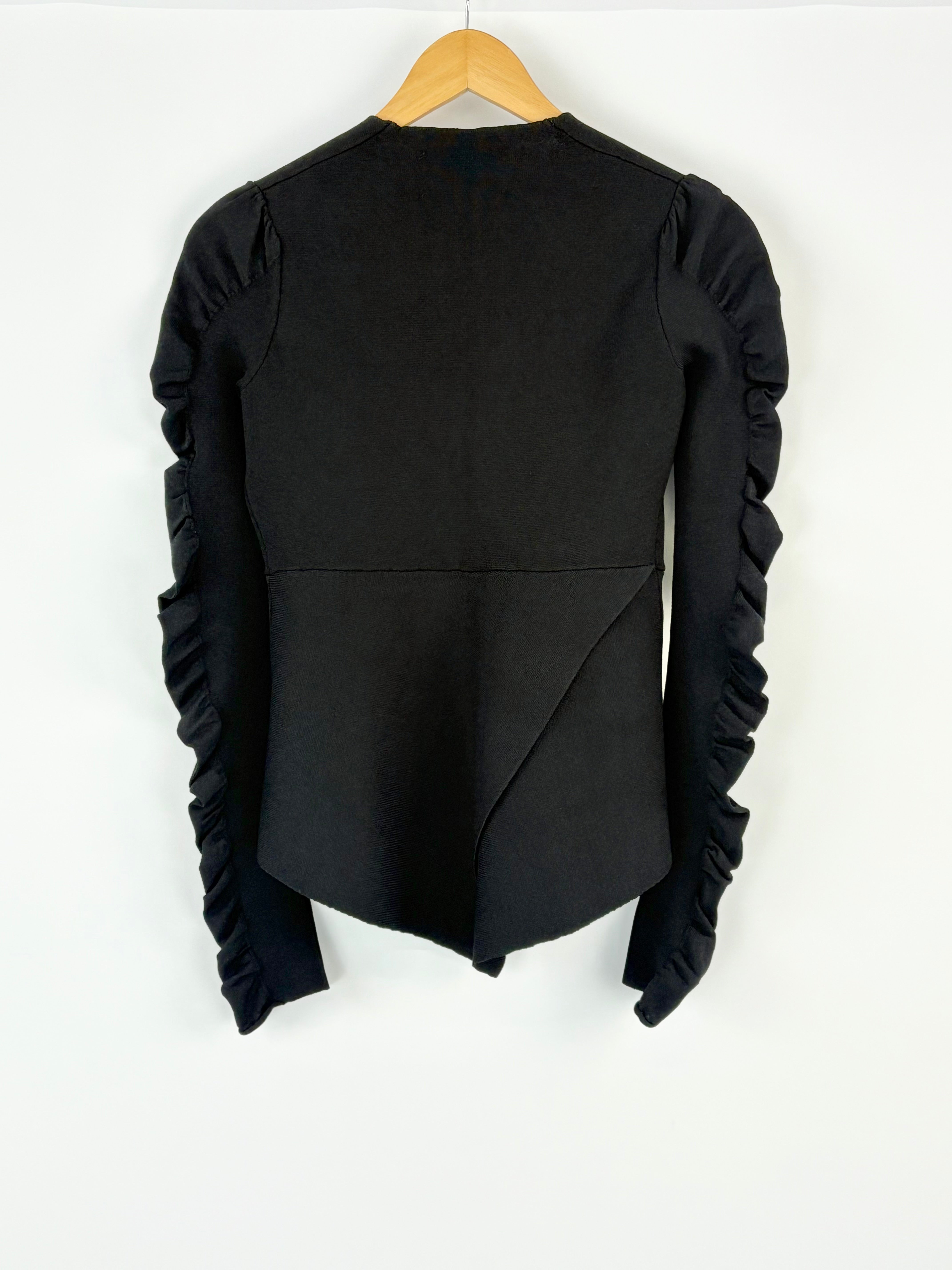 Willow Tailored Button Up With Frill Sleeve Detail Jacket - AU8