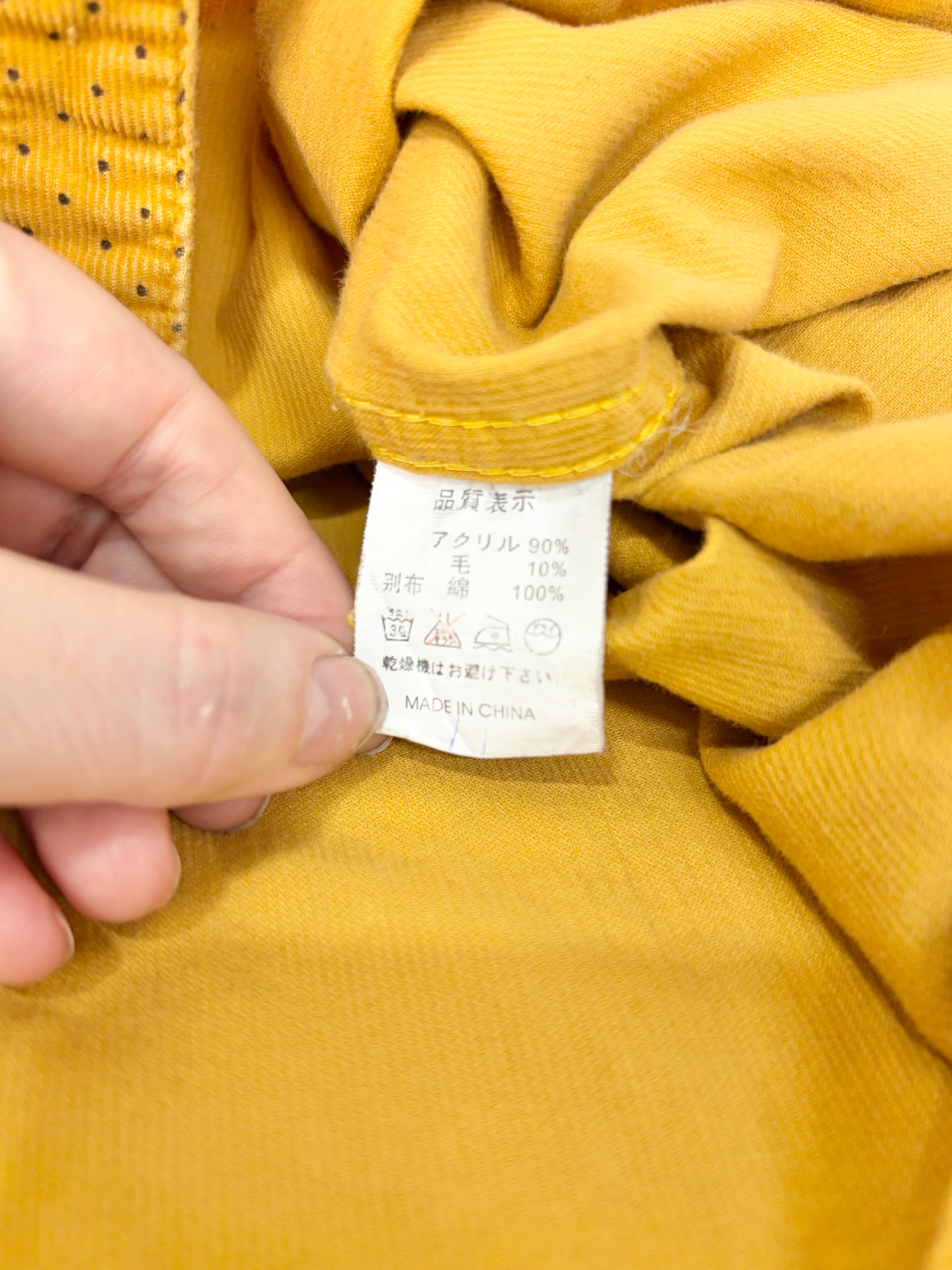 Play by Comme des Garçons Mustard Dot Shirt - AU4