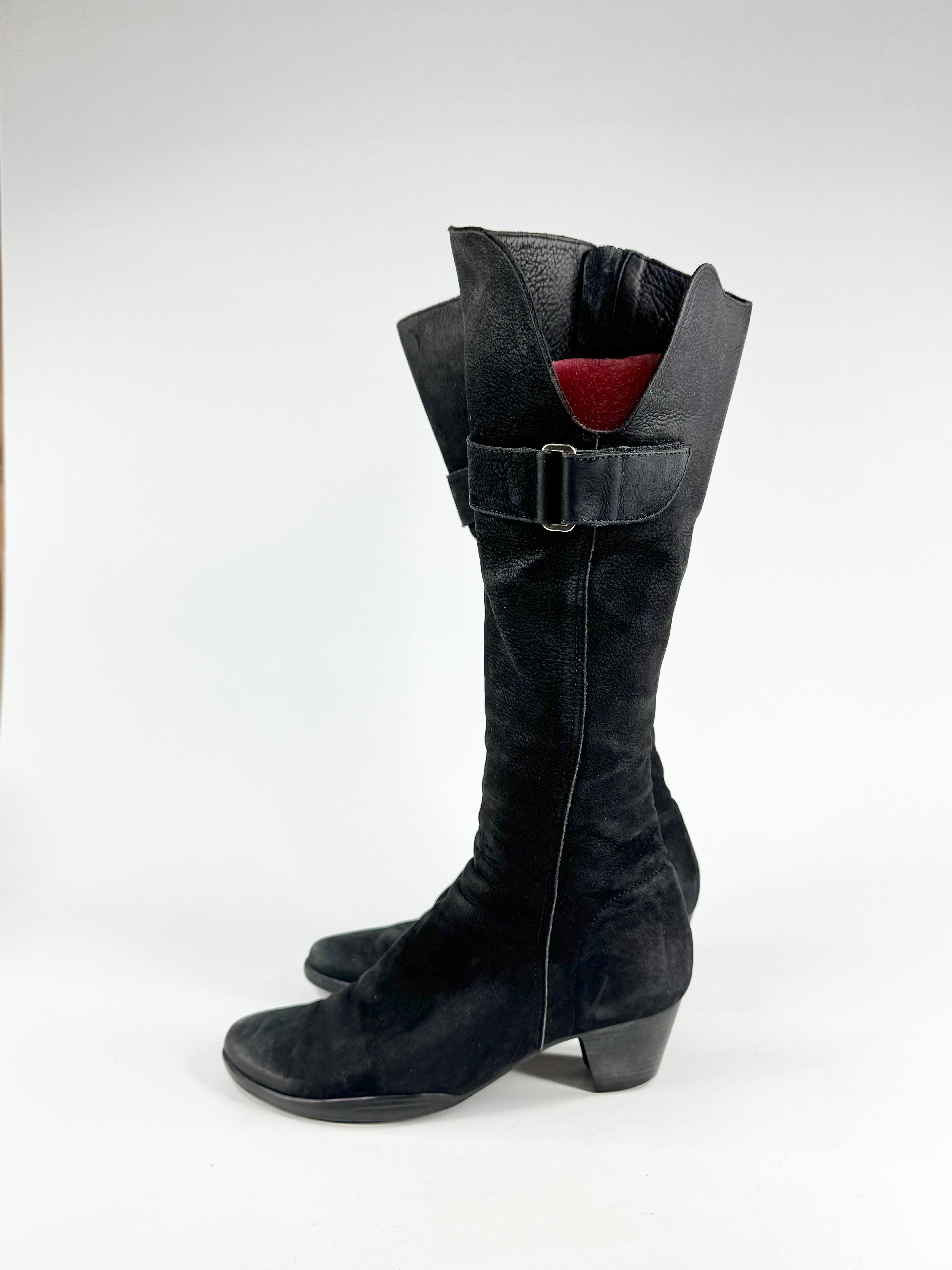 Arche Black Latex Calf Boots - EU36