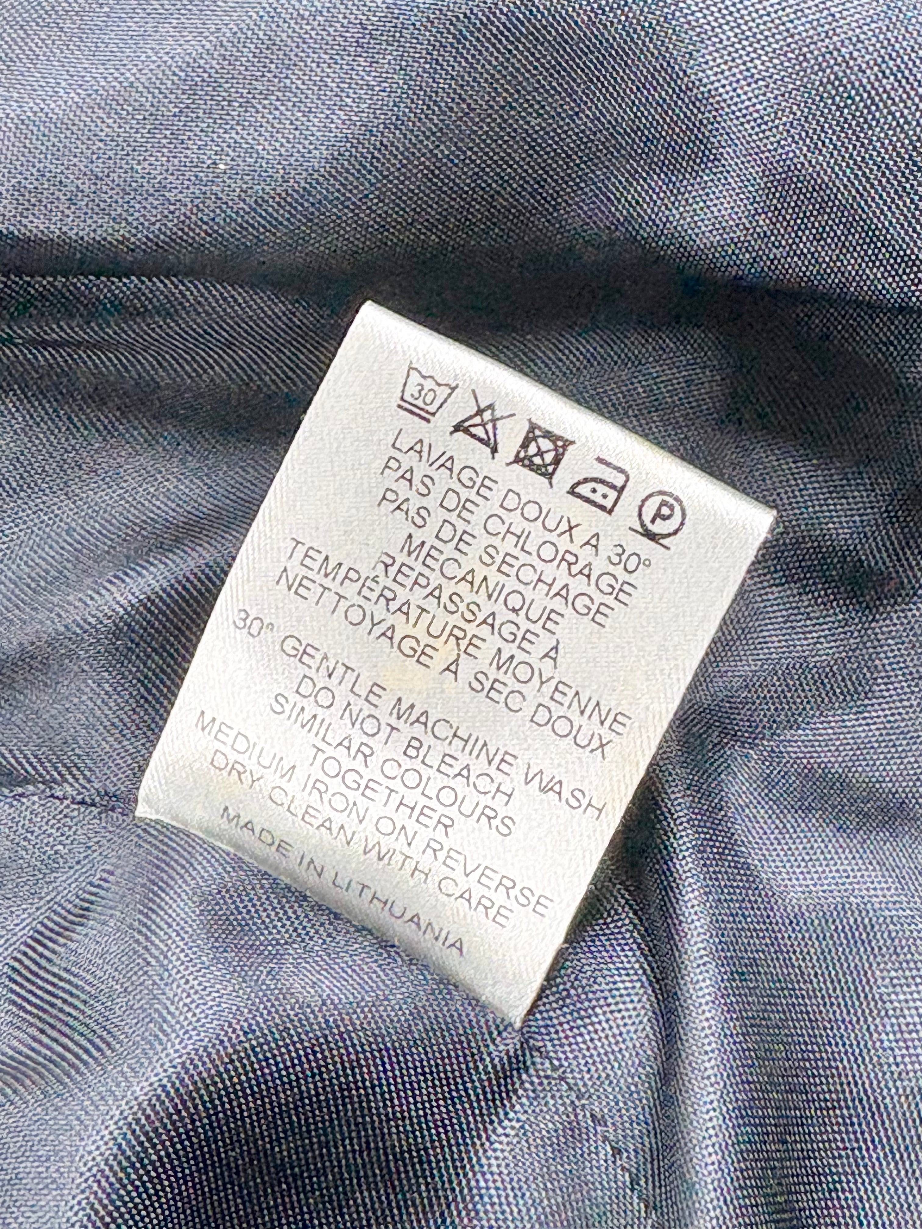 Carven Grey Zig-Zag Pattern Hooded Winter Jacket - AU16