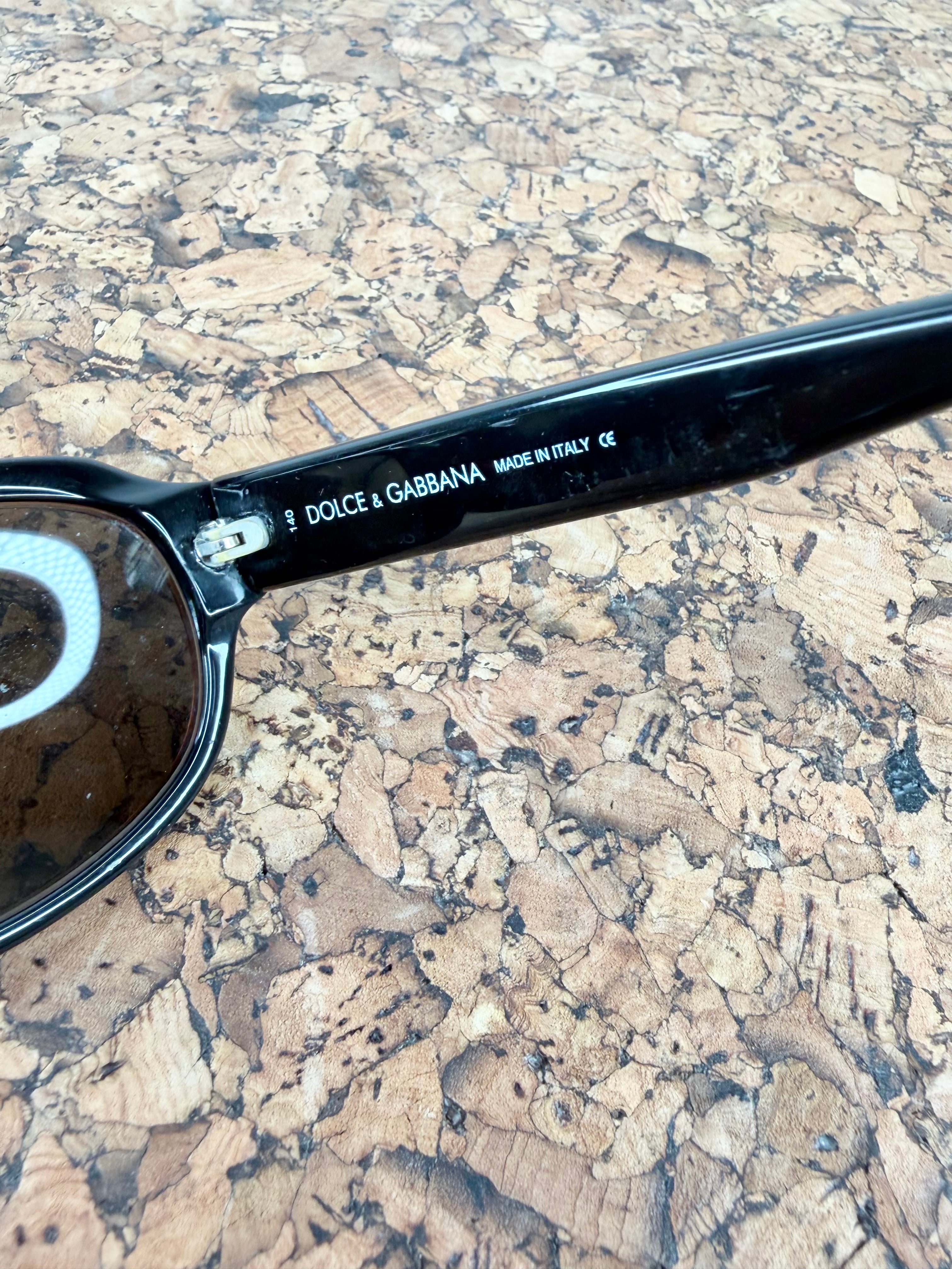 Dolce & Gabbana Deep Amber Tortoiseshell Prescription Sunglasses