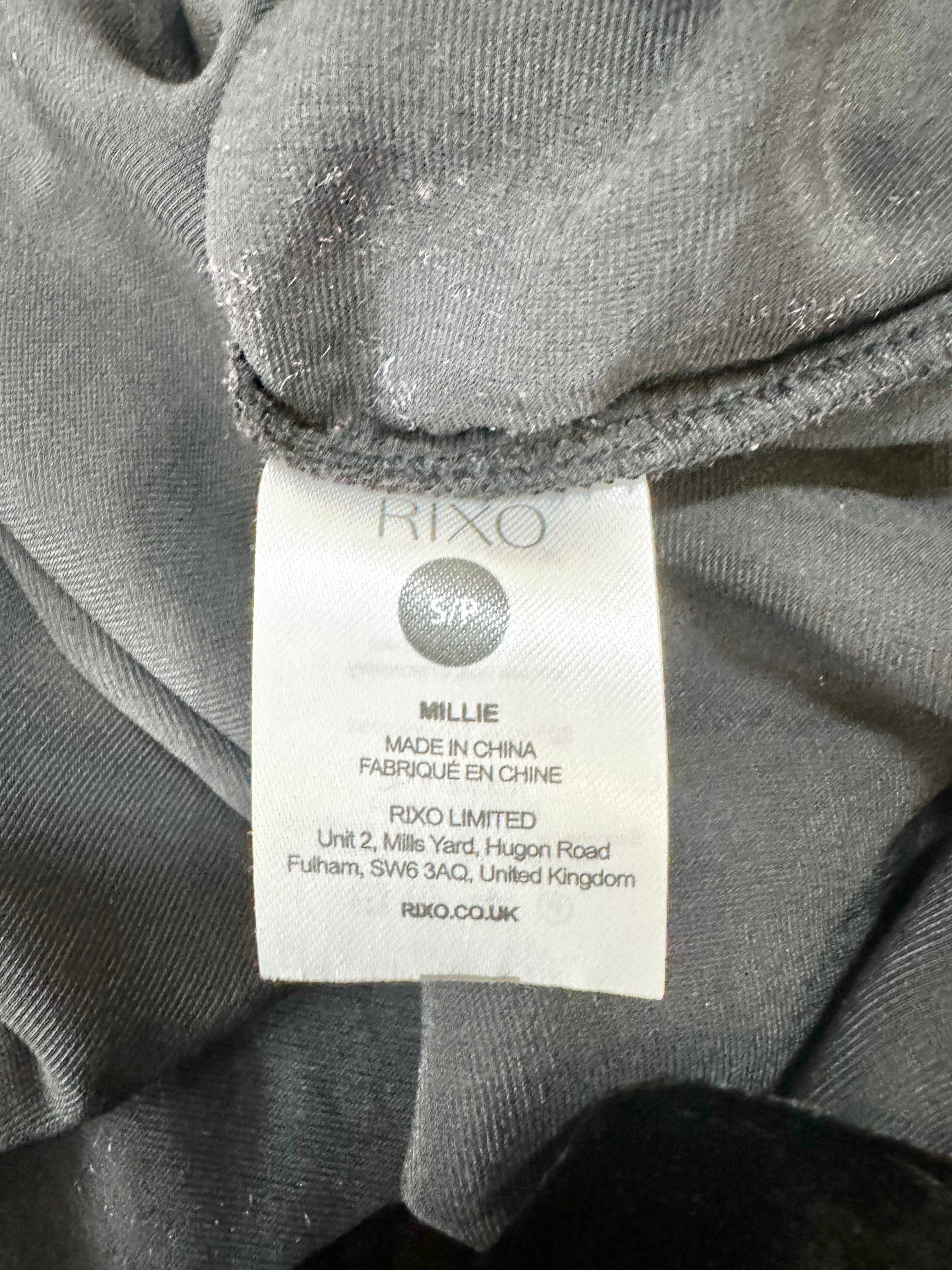 Rixo 'Millie Flora Bunch Shadow' Velvet Blouse - AU8/10