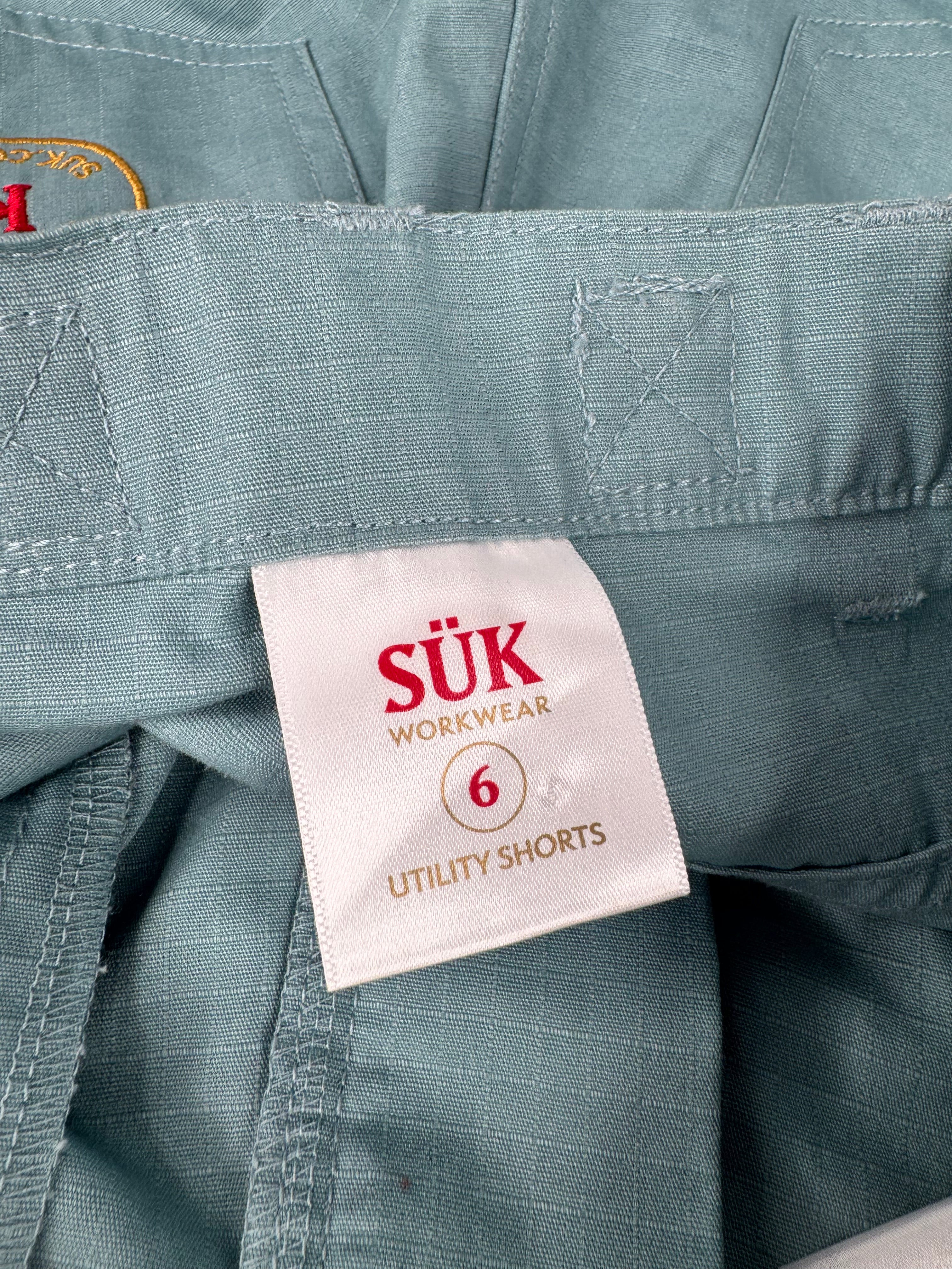 SÜK Workwear Light Blue Shorts NWT - AU6