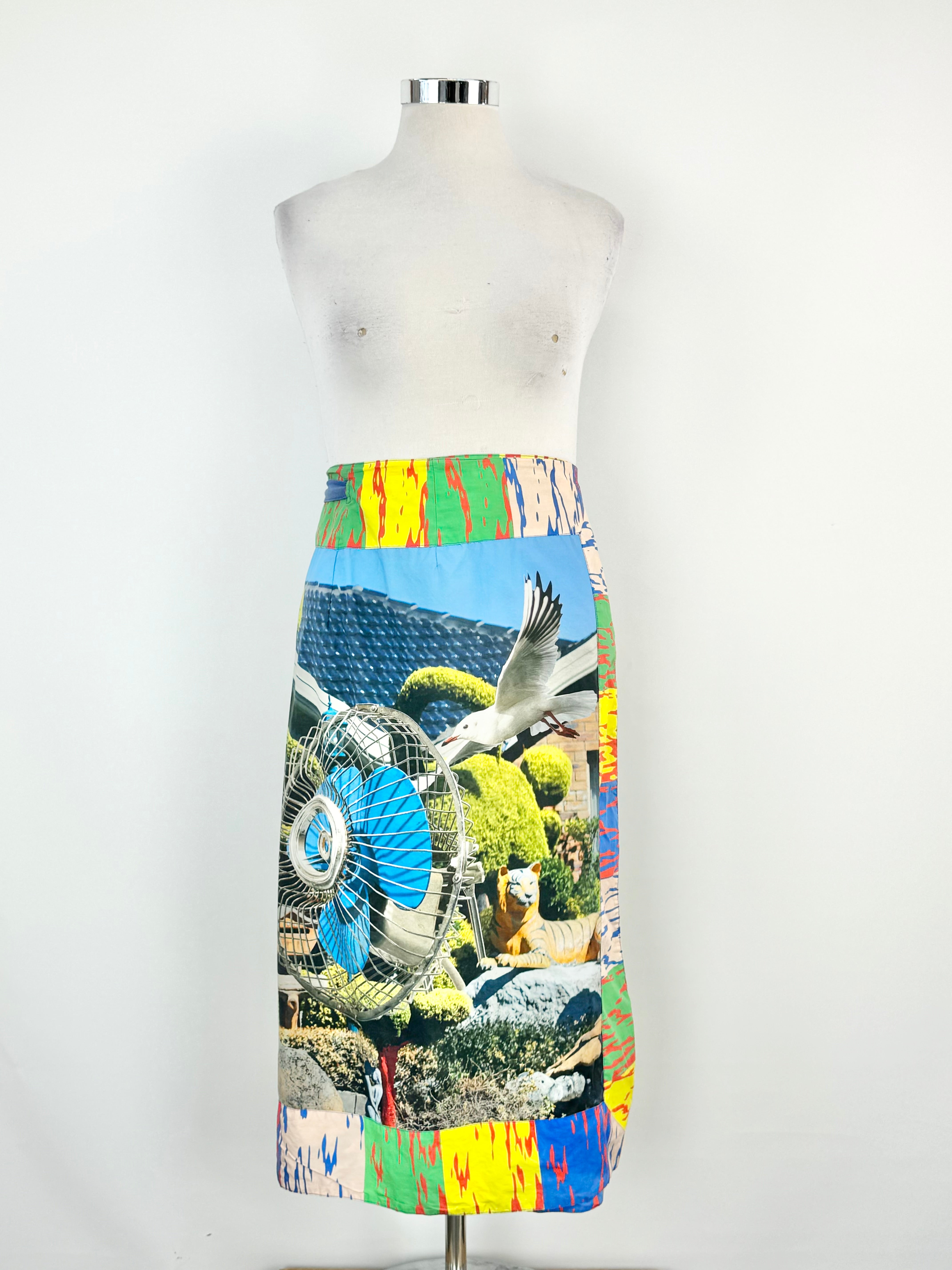 Verner Handsome Seagull Sarong Style Skirt - AU10/12