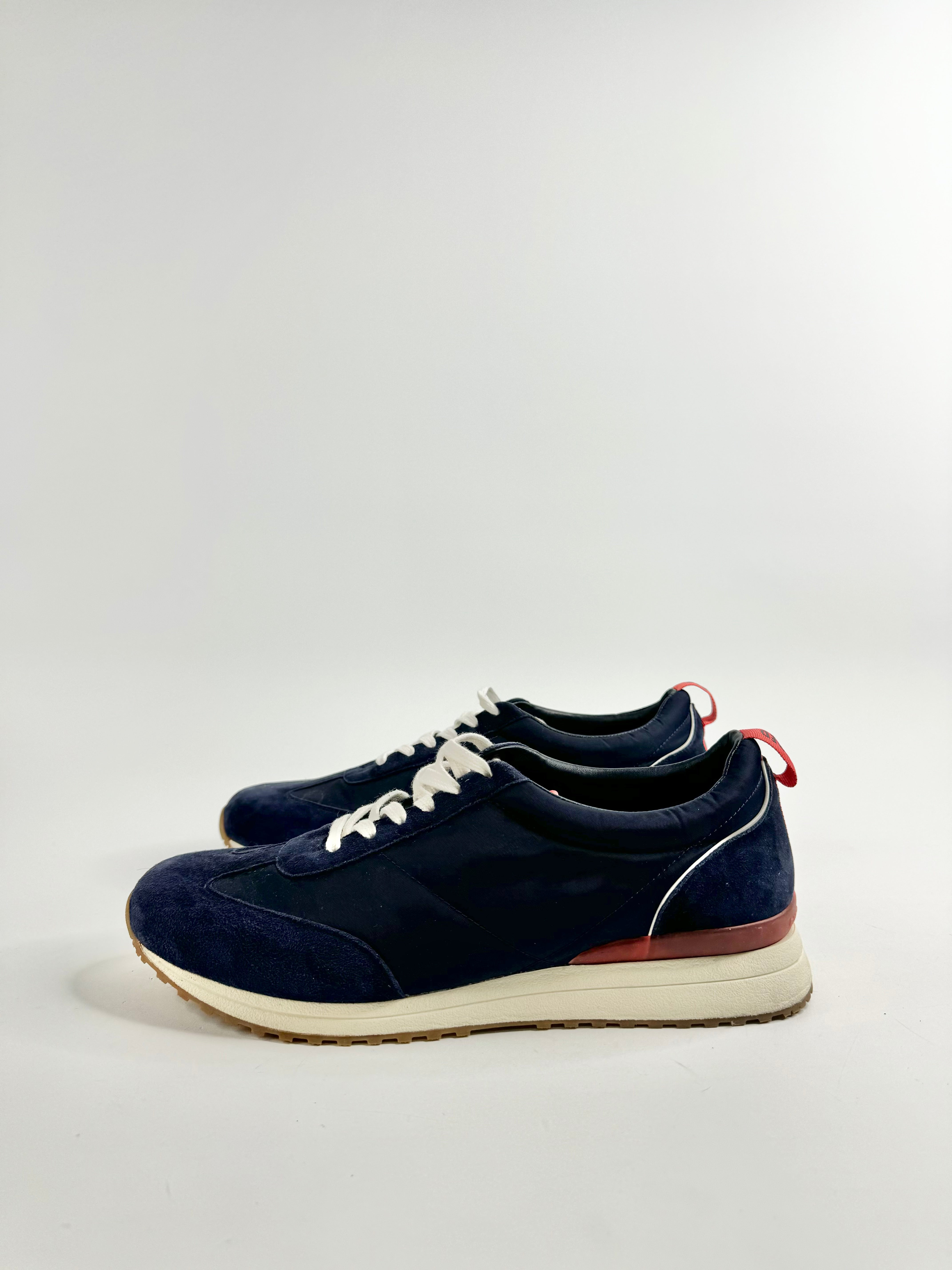 Bared 'Saker' Navy Mix Suede Sneakers - EU42
