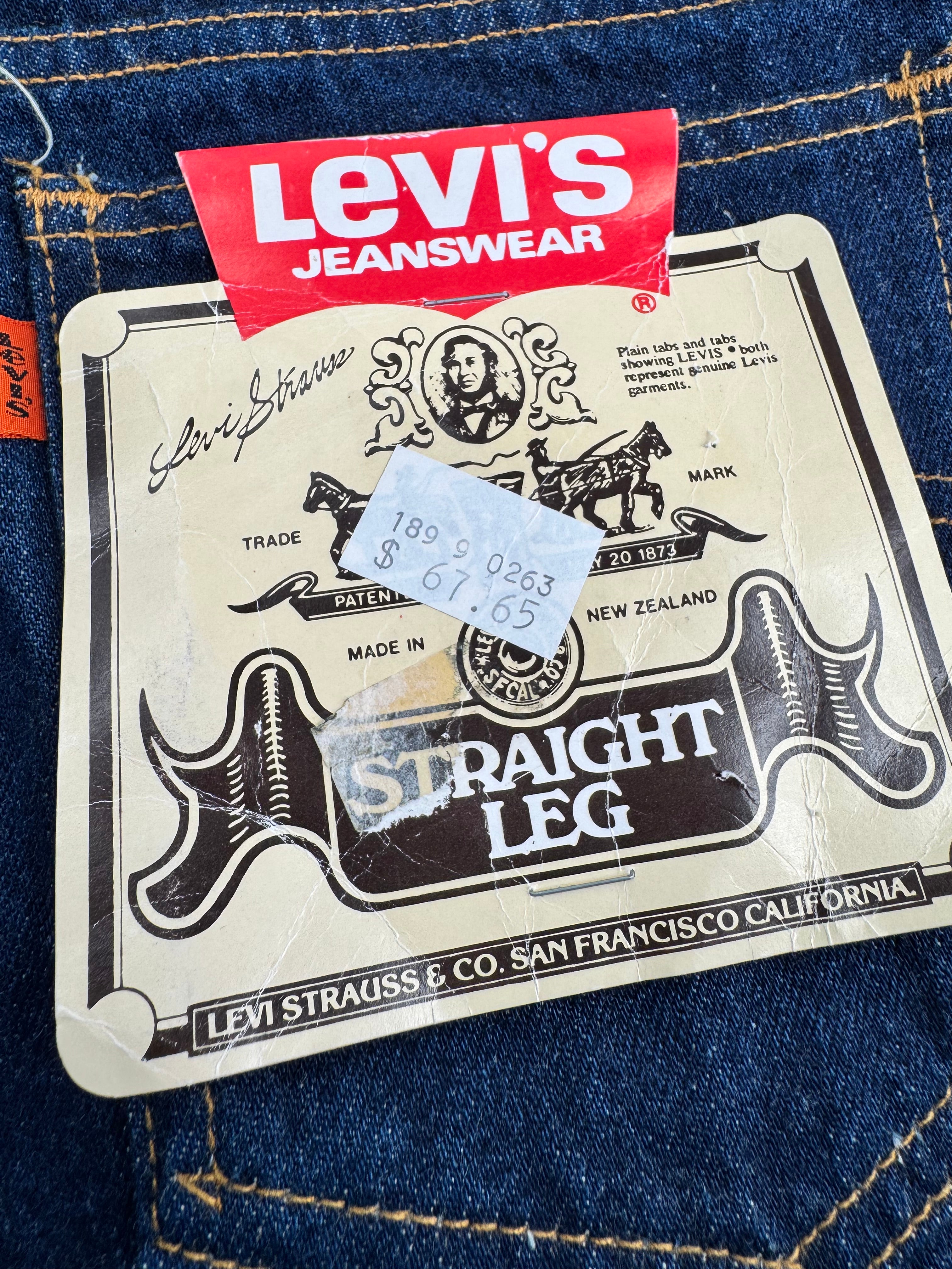 Levi's Blue Straight-Leg Denim Jeans - W72