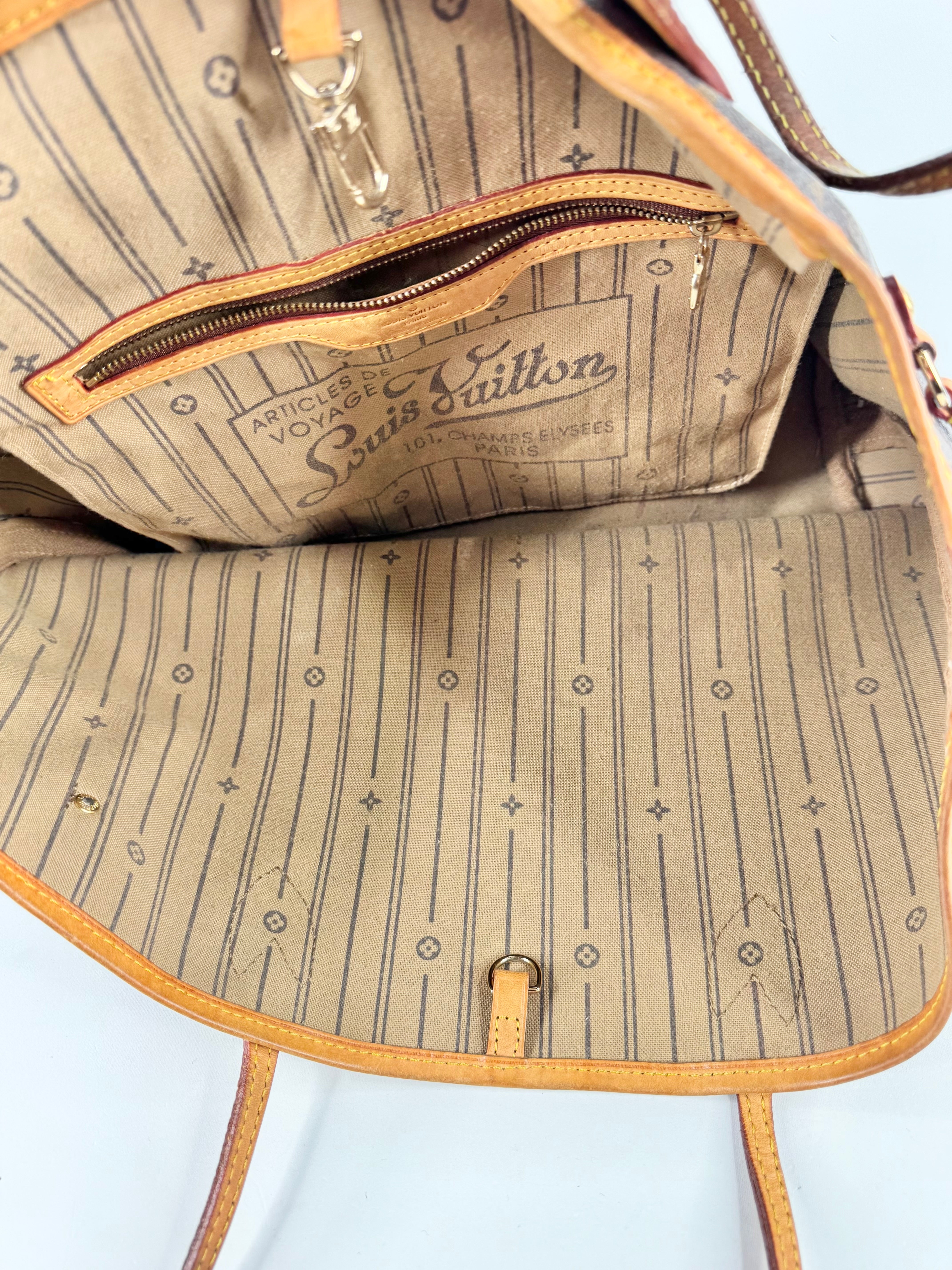 Louis Vuitton 2012 'Neverfull' Monogrammed Tote Bag