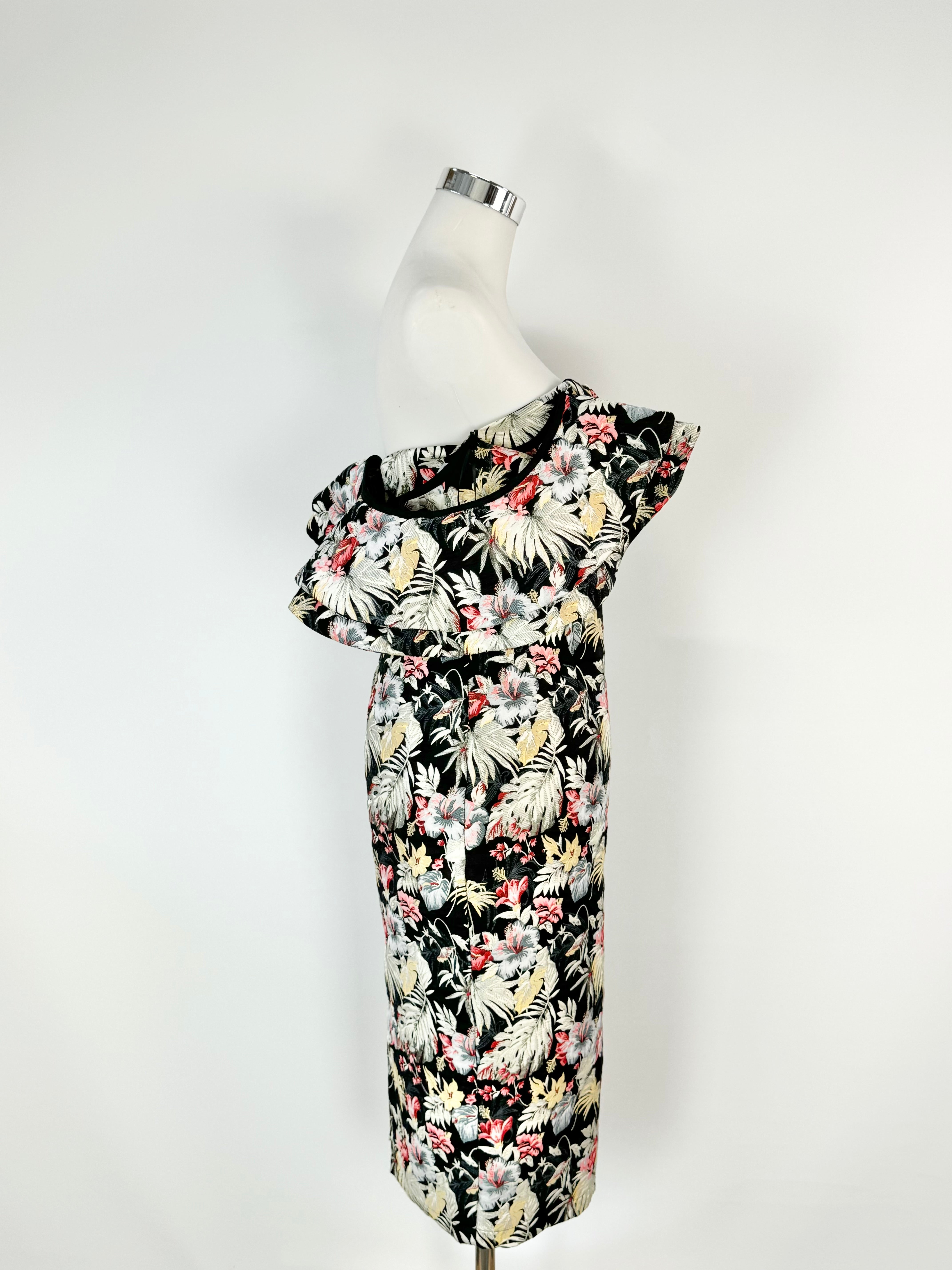 Mossman Black Floral 'The Secret Garden' Dress - AU10
