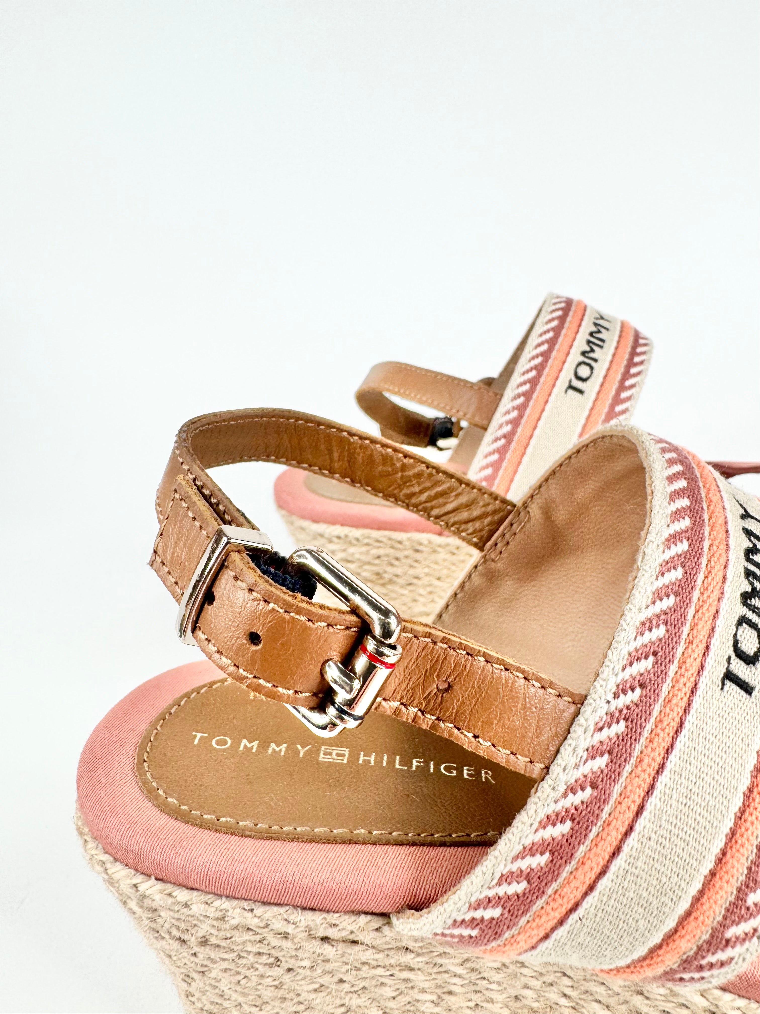 Tommy Hilfiger Coral Pink Espadrilles - EU36