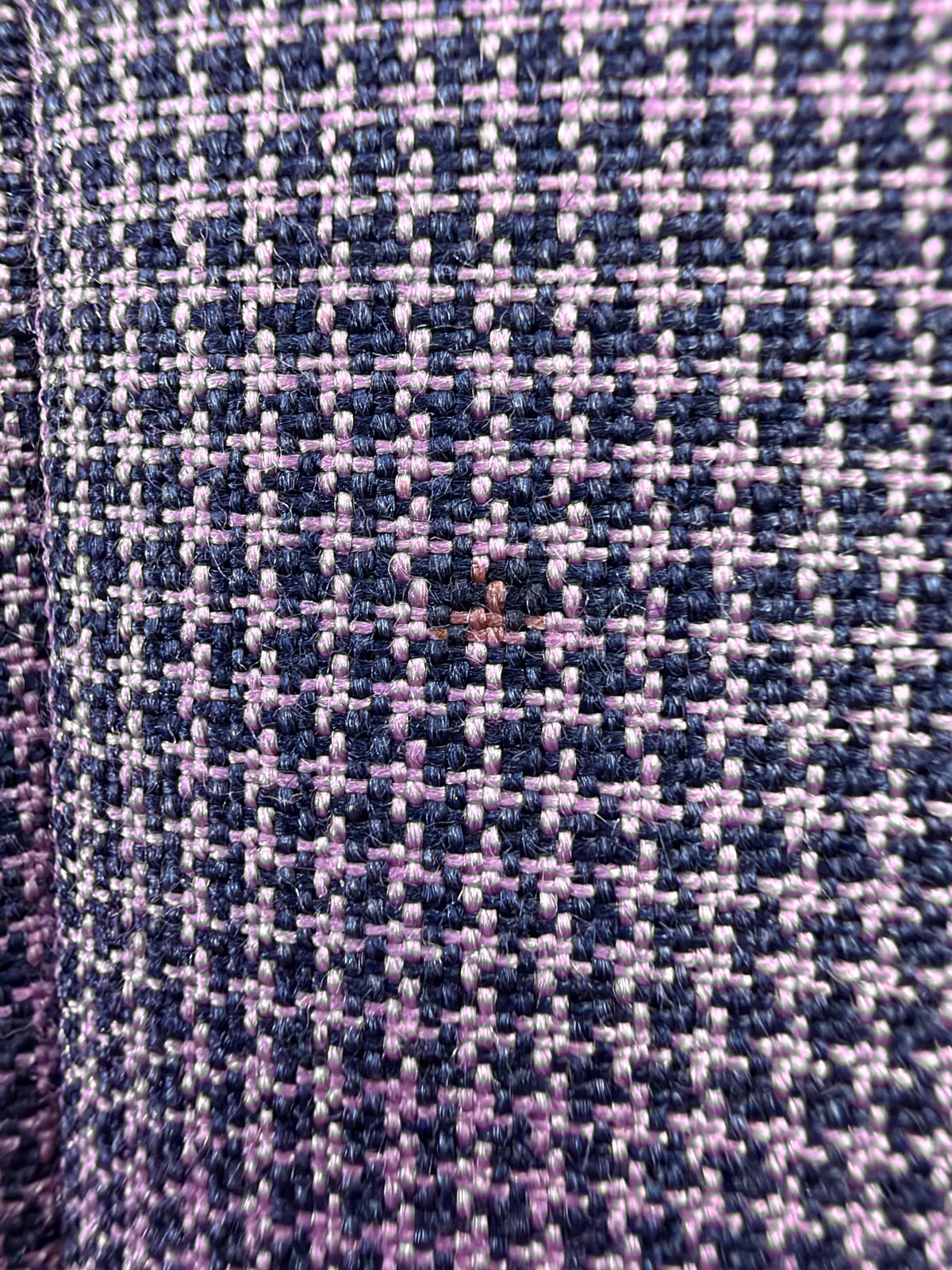 Stefano Ricci Mauve & Navy Houndstooth Mohair Cashmere & Silk Sports Jacket - 54