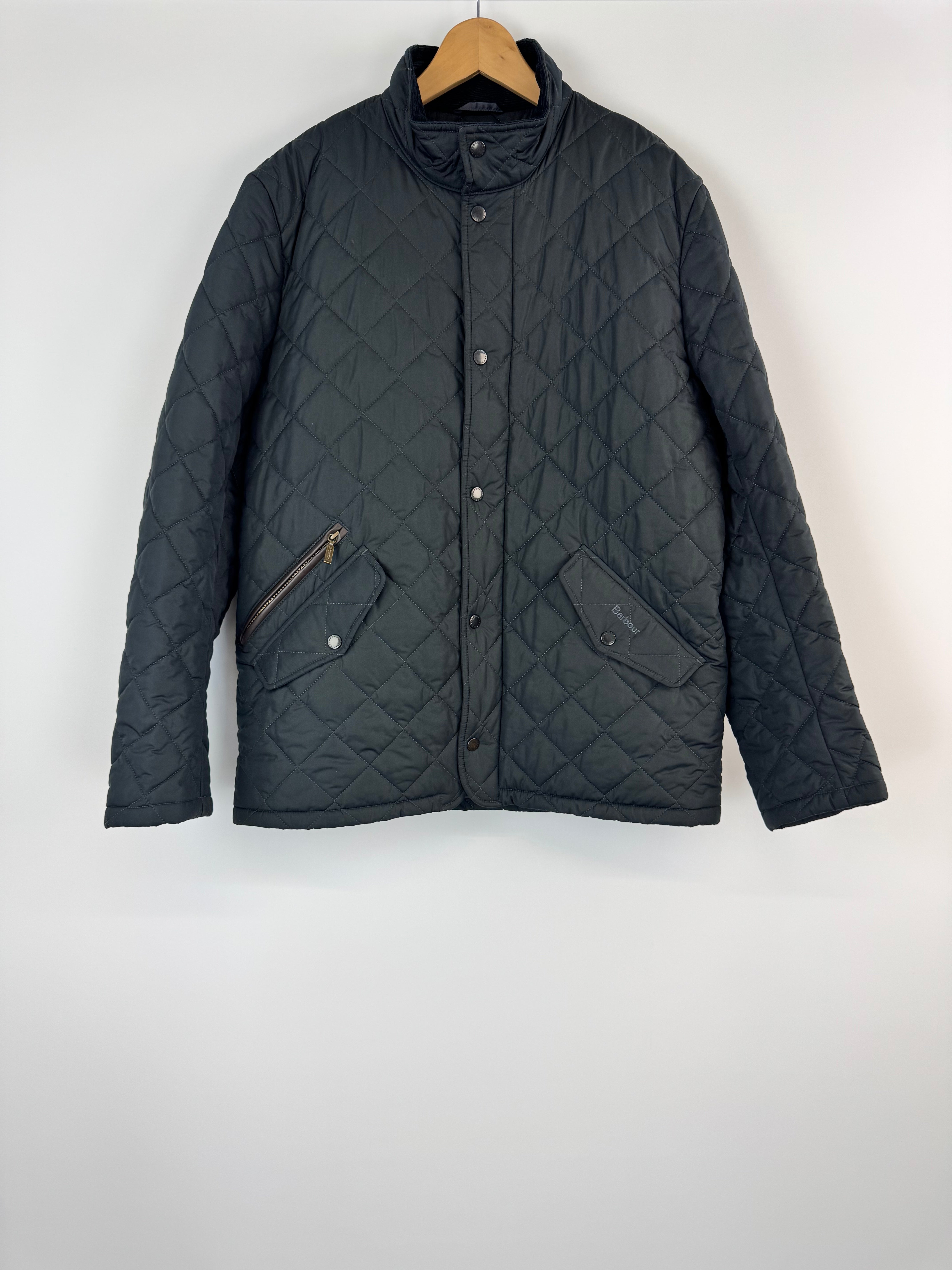 Barbour Black Quilted Jacket - L