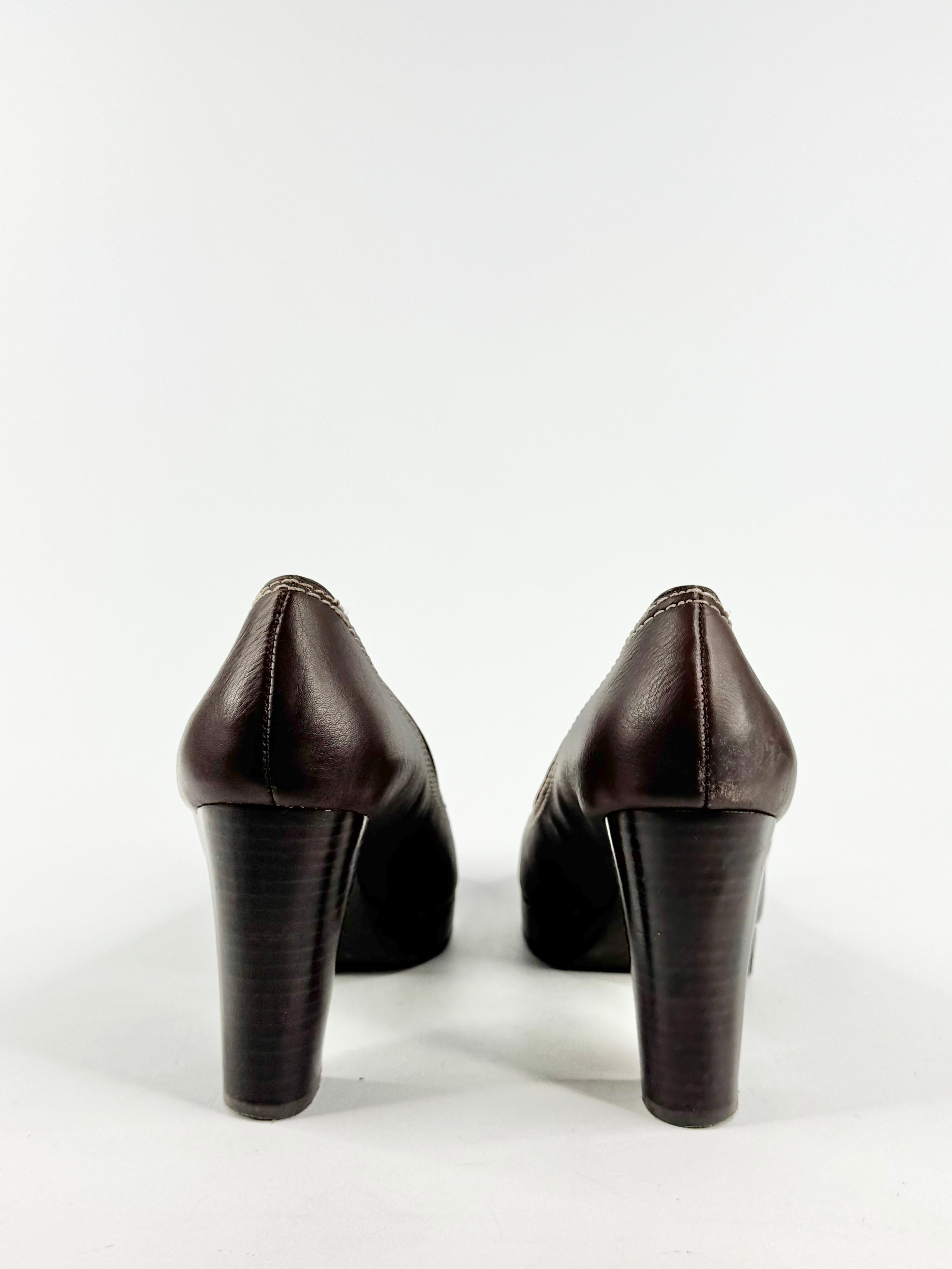 Jo Mercer Coffee Bean Pumps - EU40