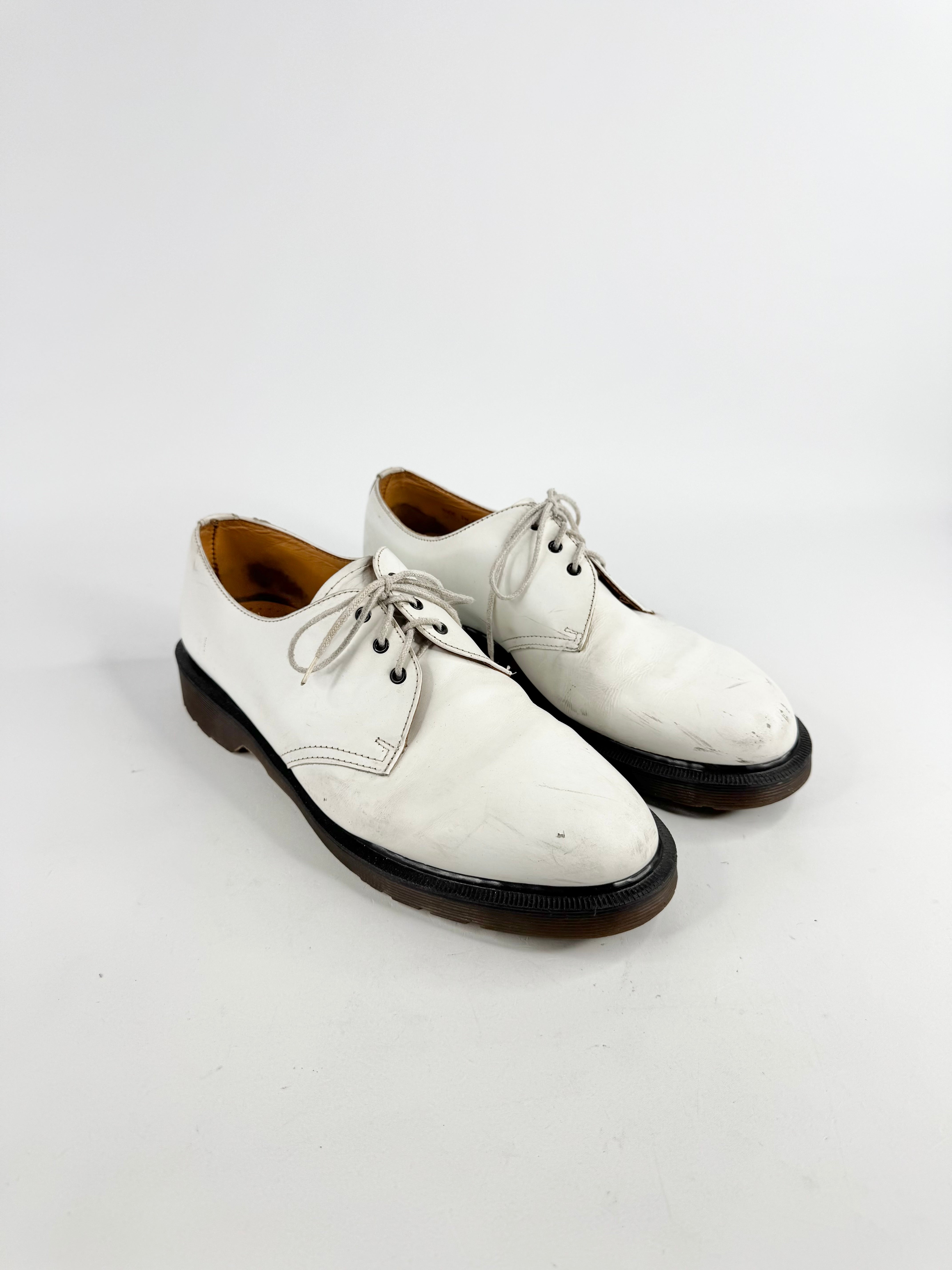 Dr. Martens 1461 White Smooth Leather Shoes - EU42