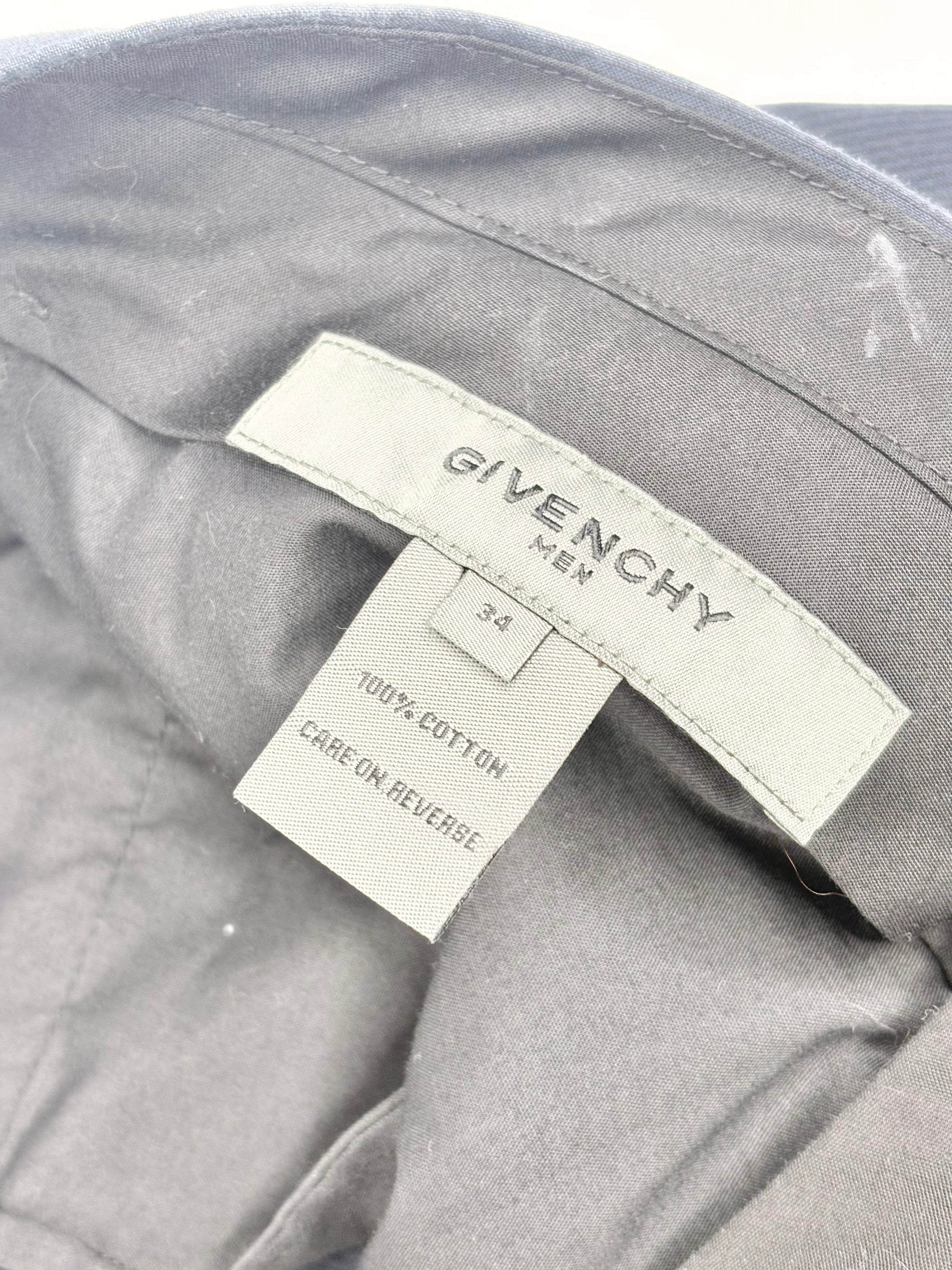 Givenchy Navy Fine Pinstripe Trousers - W34