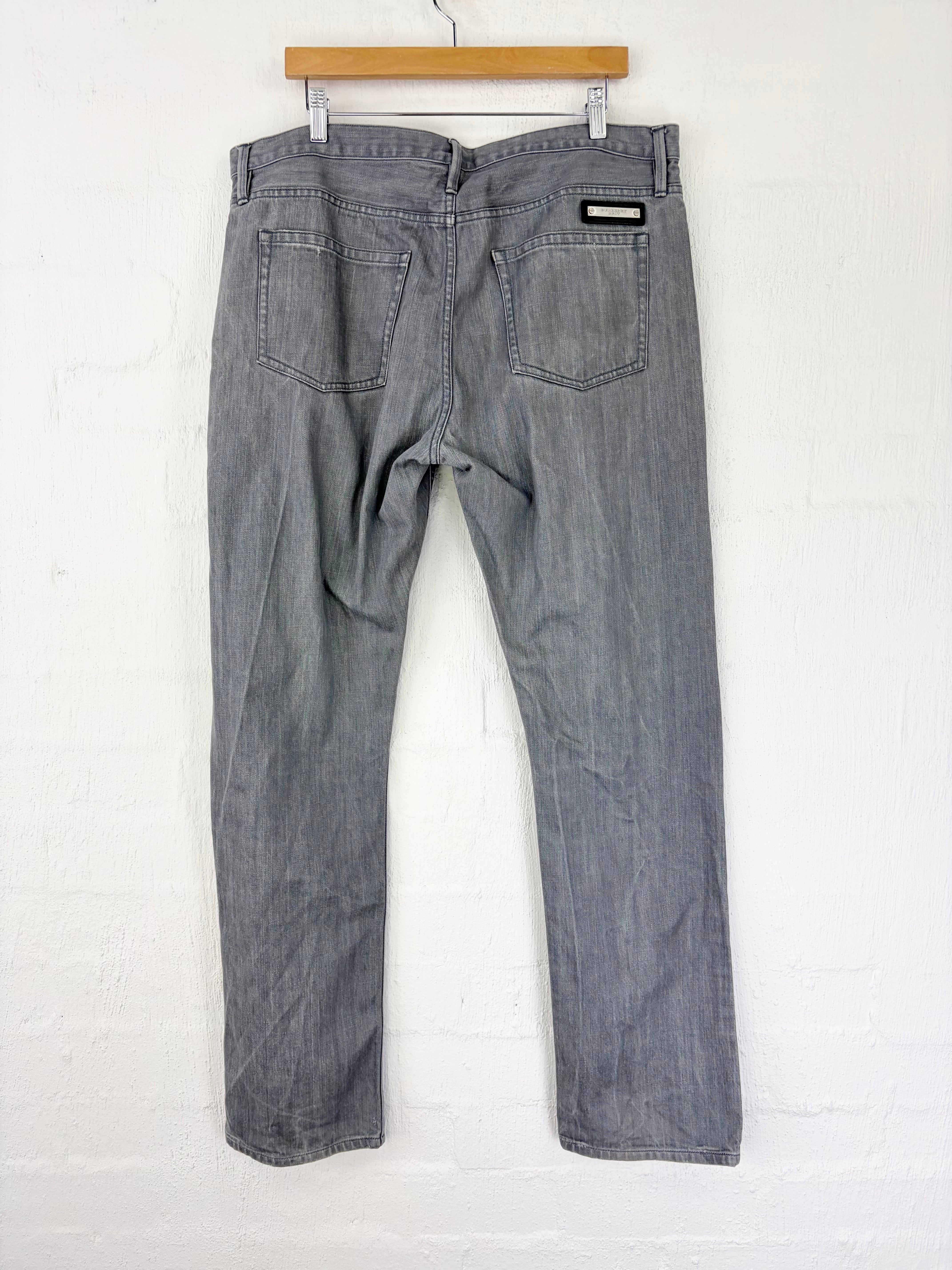 Burberry Grey Denim Jeans - 36