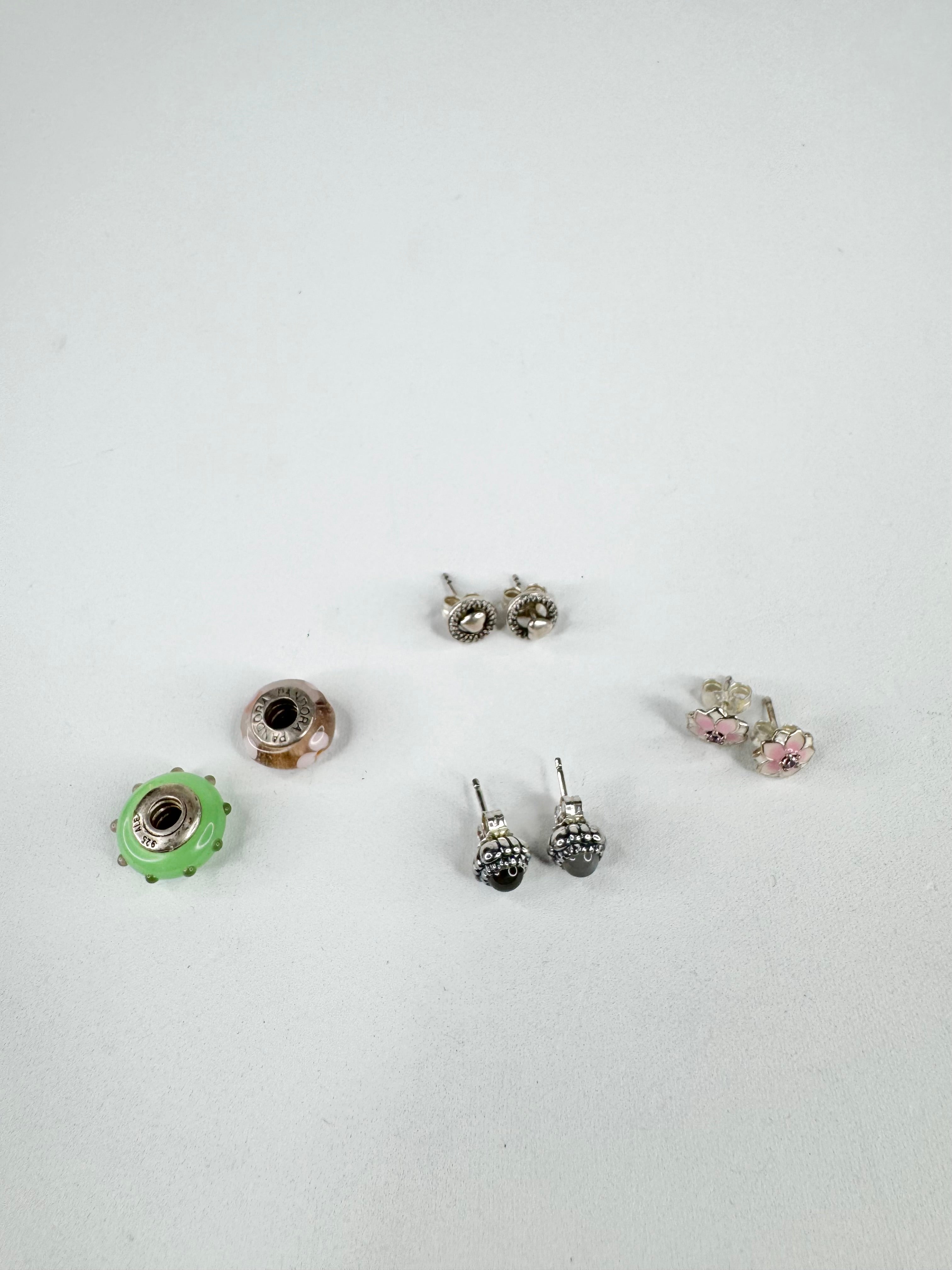 Pandora Earrings & Beads Set